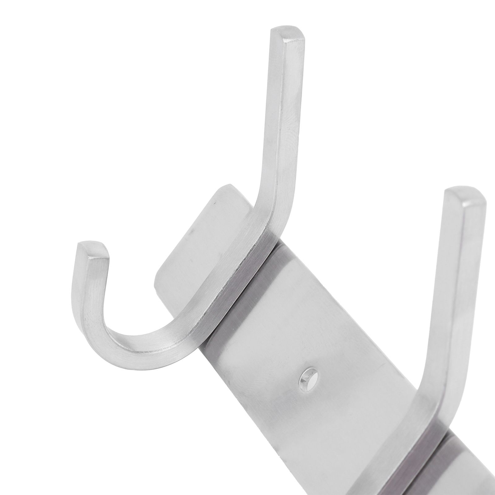 Stainless Steel Hook Wall Mounted Brushed Simple Style 4‑Hook Wall Hanger for view 14