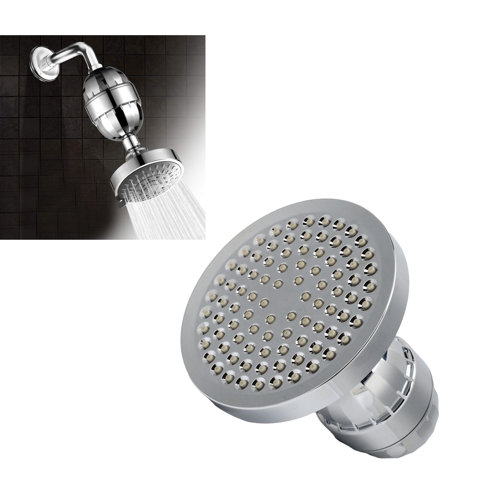 Shower Head with 15 Stage Filter Wall‑Mounted Shower Sprayer Bathroom Accessories view 11