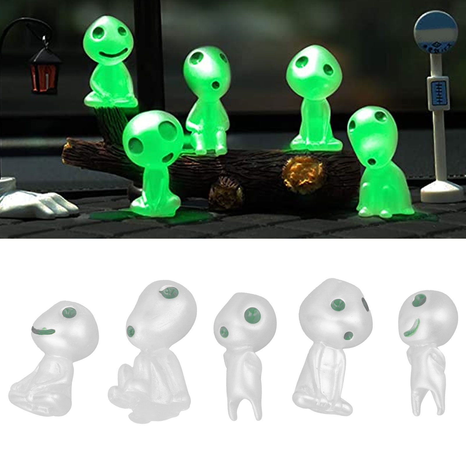 5Pcs Luminous Small Ornaments Outdoor Lawn Decoration Garden Statues for view 11