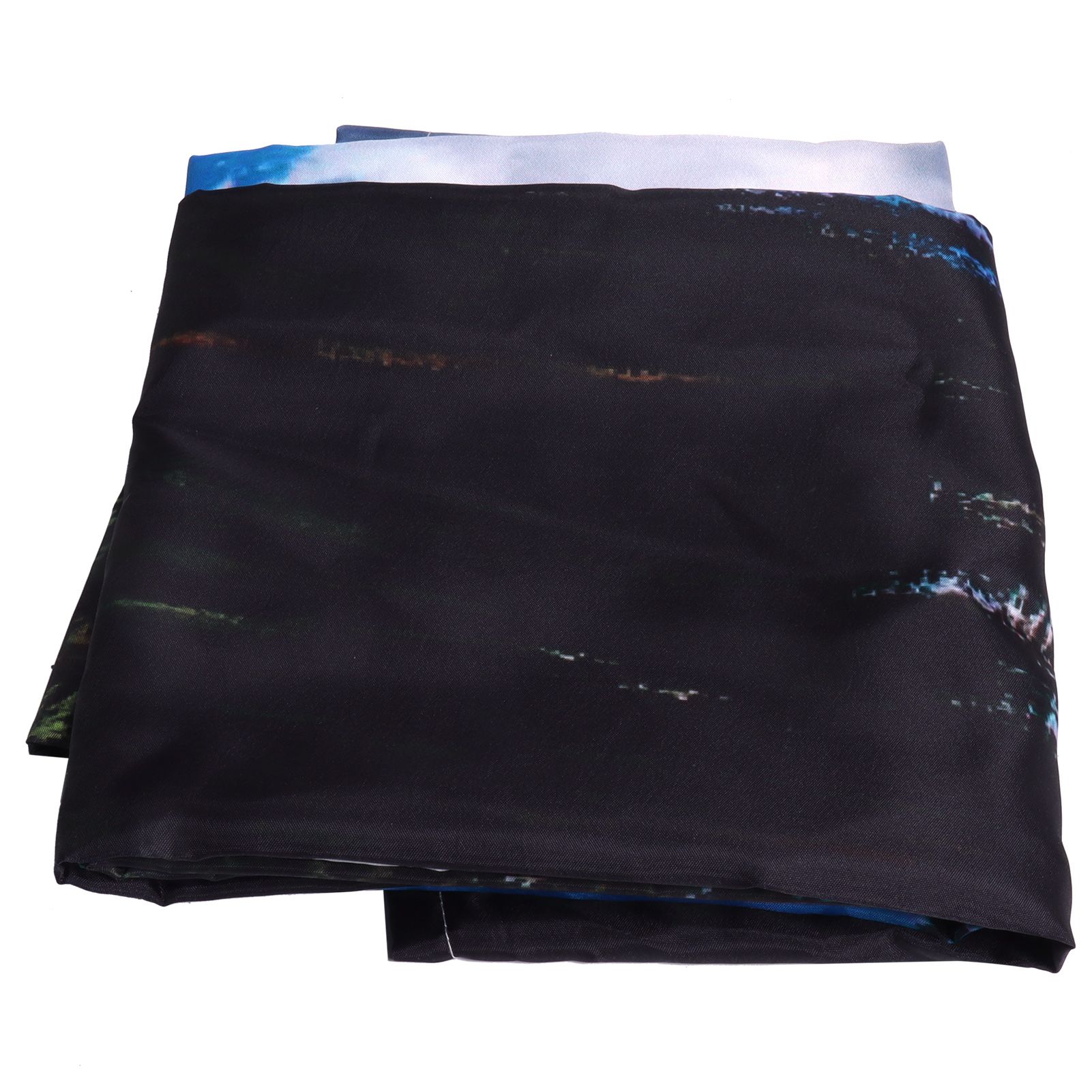Shower Curtain Landscape Pattern Bath Curtain Set with Rings Home Bathroom view 2
