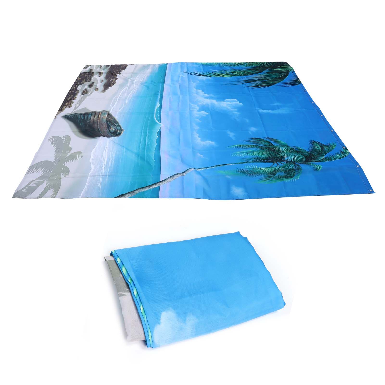Shower Curtain Set with Hanging Rings No‑Punching Bath Curtain Bathroom view 8