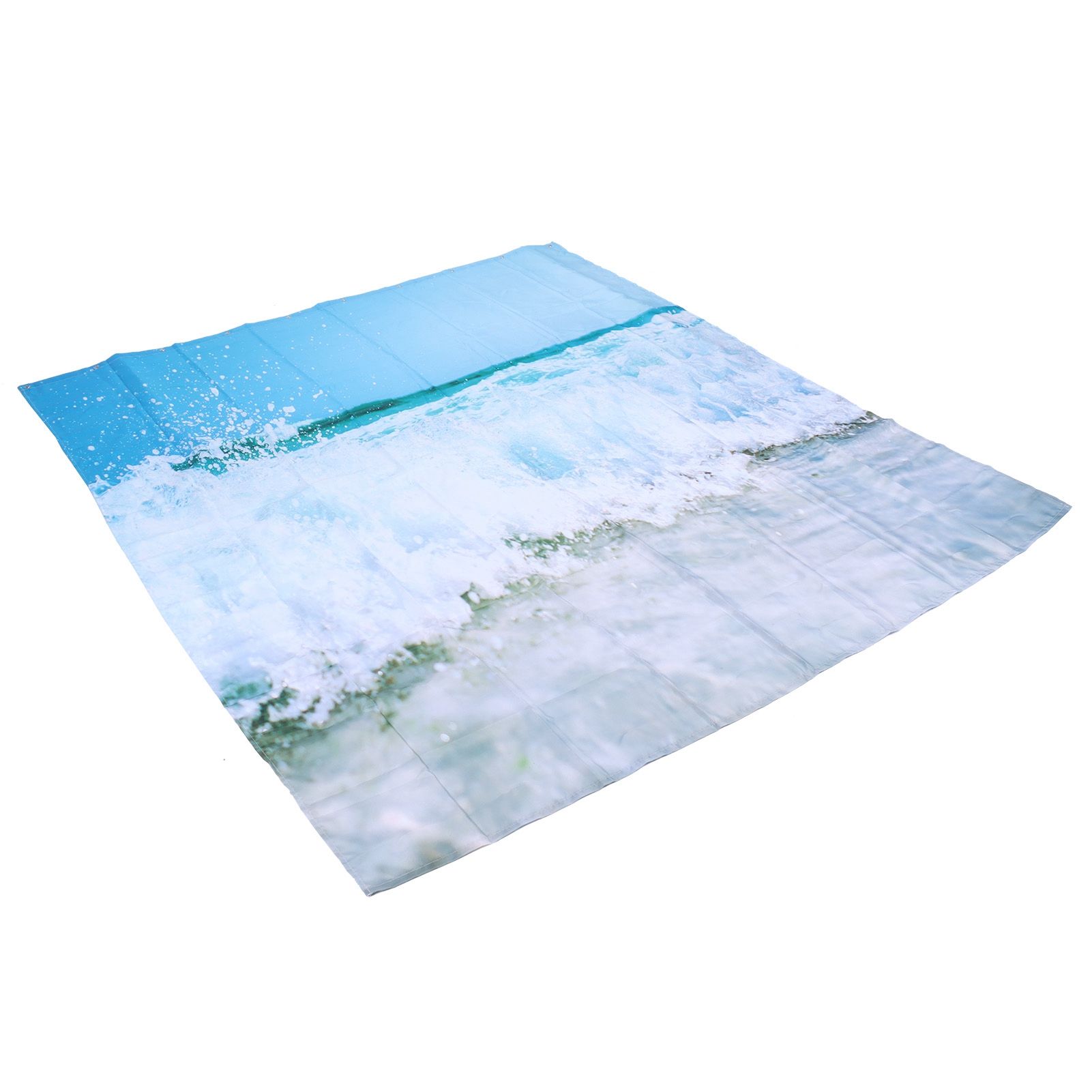 Free Punch Shower Curtain with Hook Waterproof Bath Curtain for Home Bathroom view 2