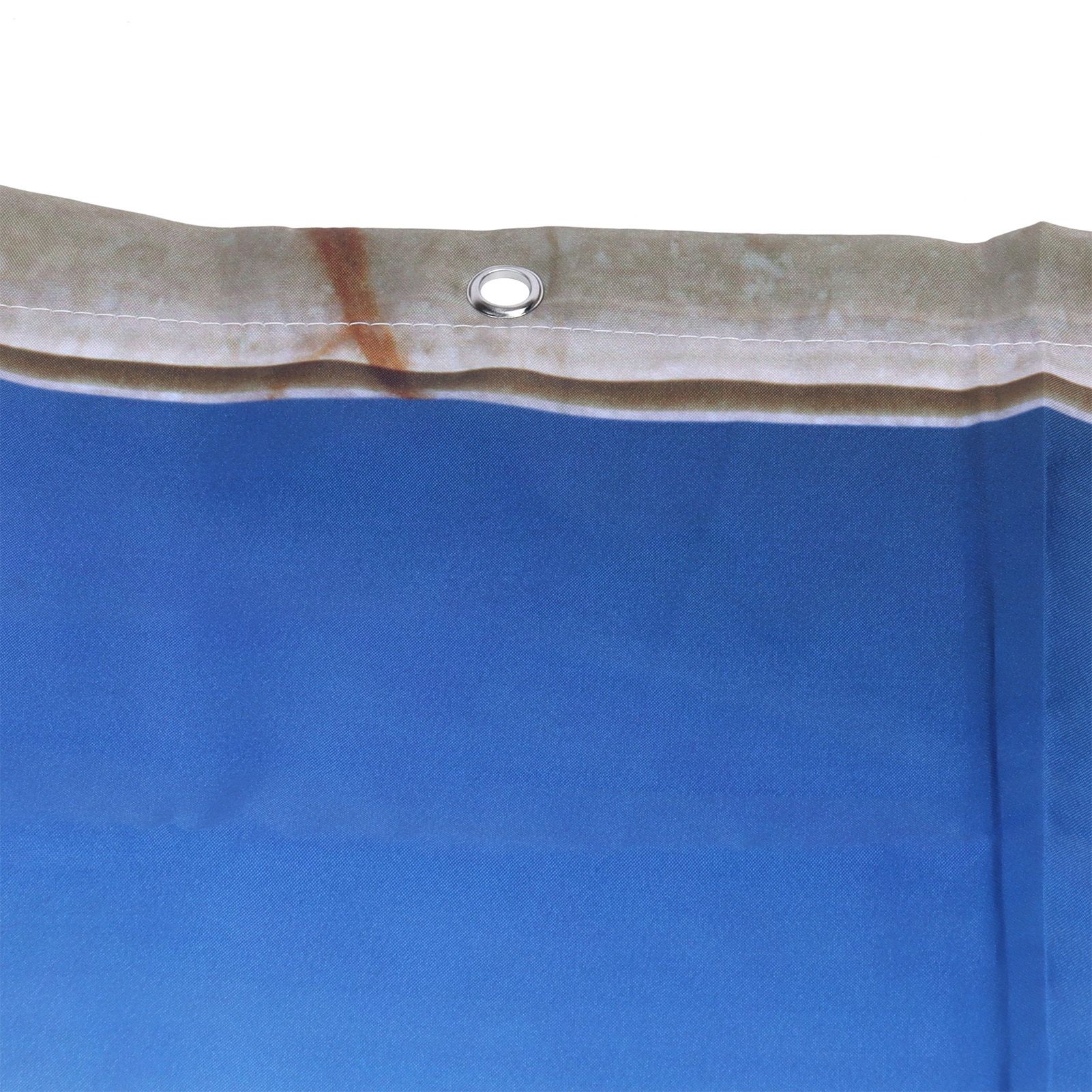 Waterproof Shower Bath Curtain Free Punch with Hooks for Home Bathroom view 14