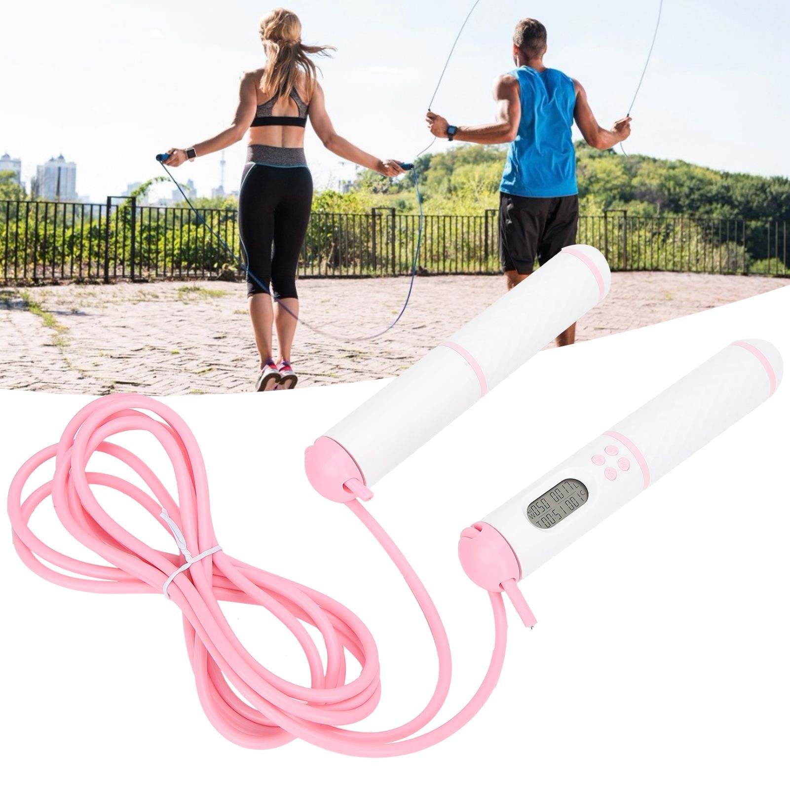 Skipping Rope Electronic Counting Jumping Rope Sports Exercise Fitness view 9
