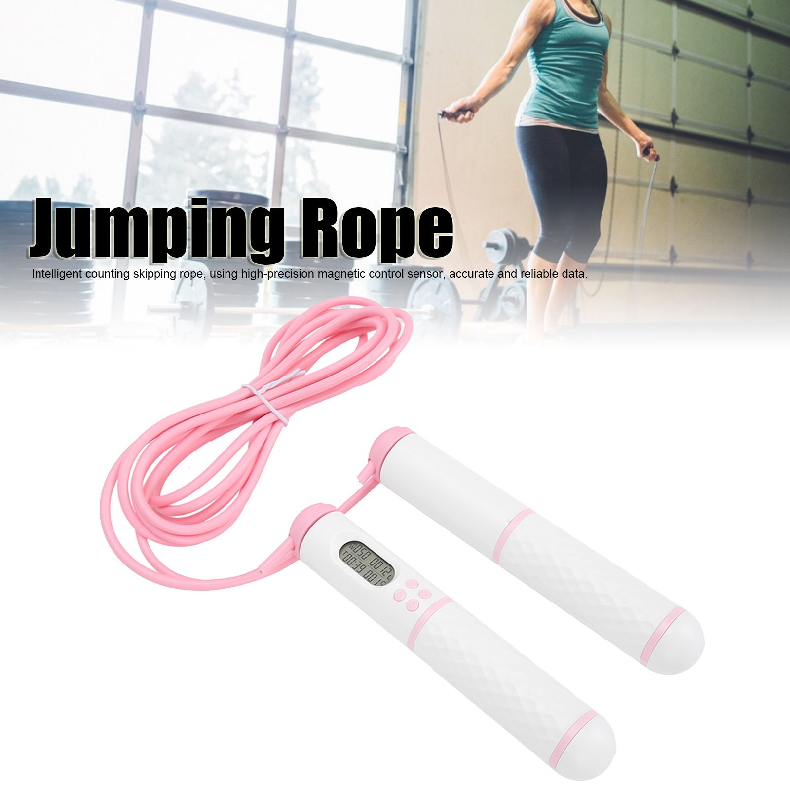 Skipping Rope Electronic Counting Jumping Rope Sports Exercise Fitness view 14