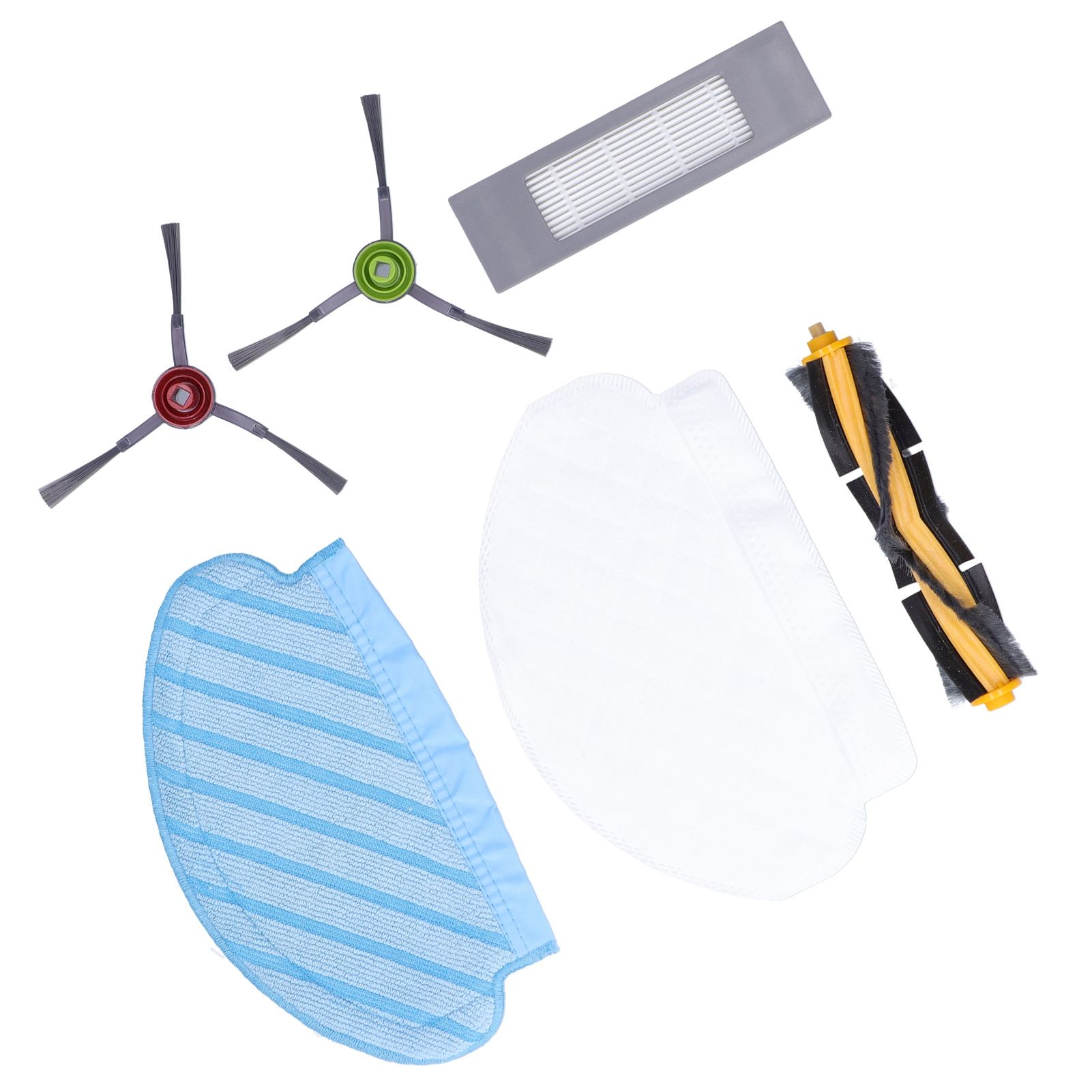 Main Side Brush Filter Washable Rag Disposable Rag Kit Fit for DEEBOT OZMO 950 view 6