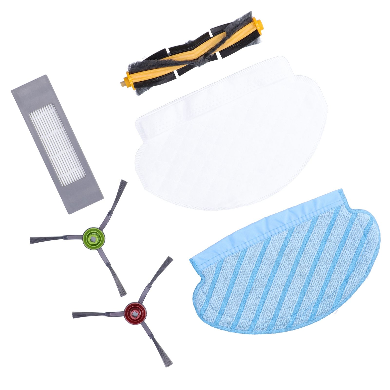 Main Side Brush Filter Washable Rag Disposable Rag Kit Fit for DEEBOT OZMO 950 view 7