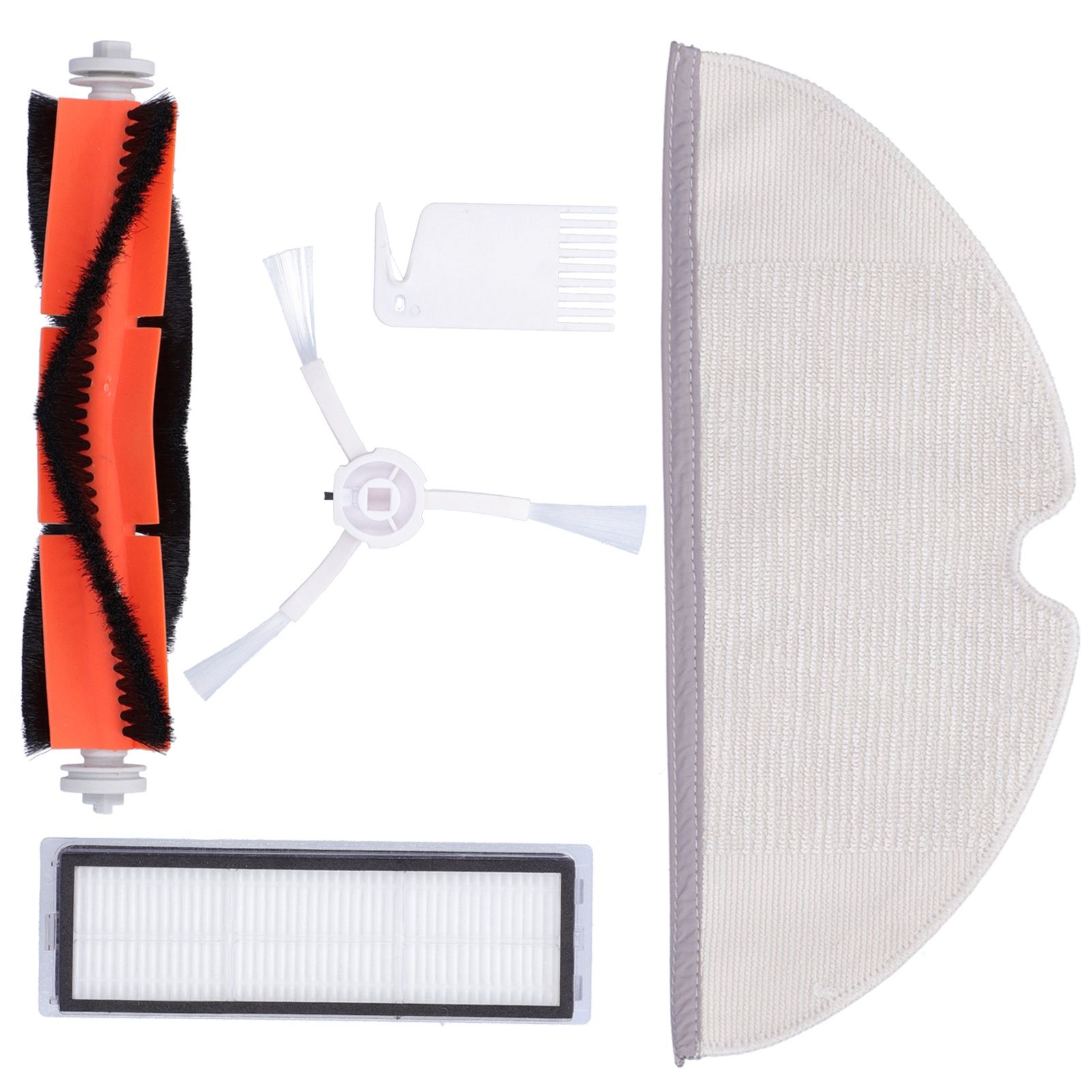 Main Brush Side Brush Filter Screen Cleaning Brush Mop Replacement Kit Fit for — image 1