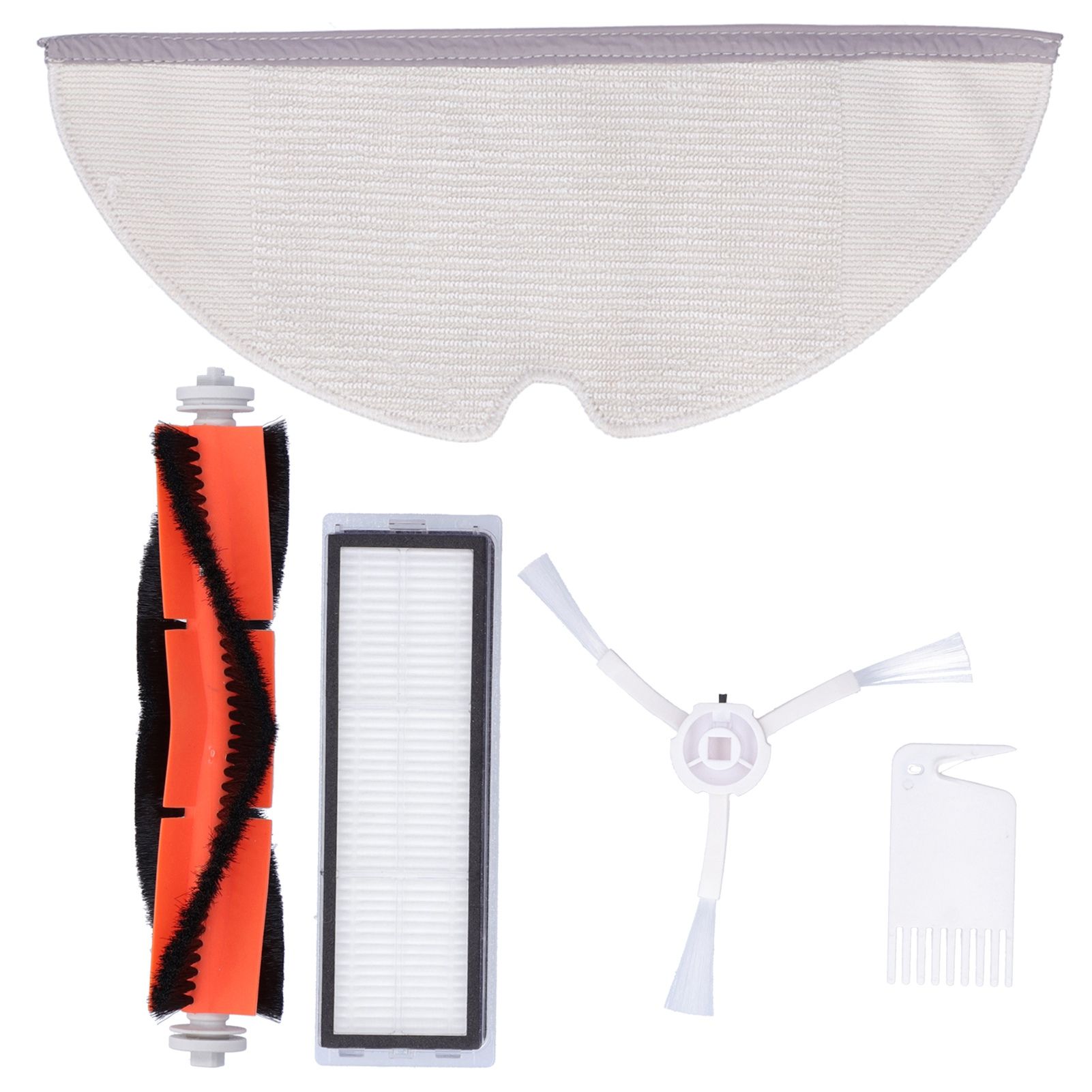 Main Brush Side Brush Filter Screen Cleaning Brush Mop Replacement Kit Fit for view 5