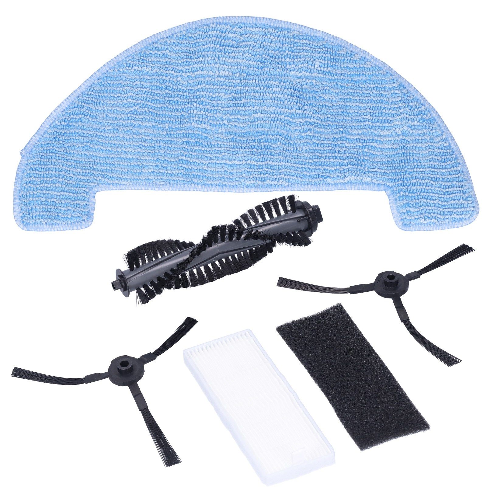 Sweeper Rolling Brush Filter Cleaning Cloth Side Brush Kit Replacement Parts — image 1