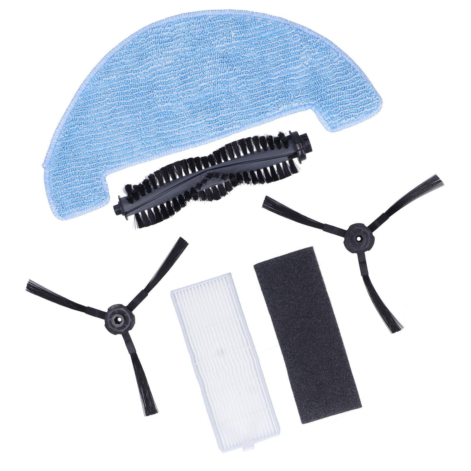 Sweeper Rolling Brush Filter Cleaning Cloth Side Brush Kit Replacement Parts view 4