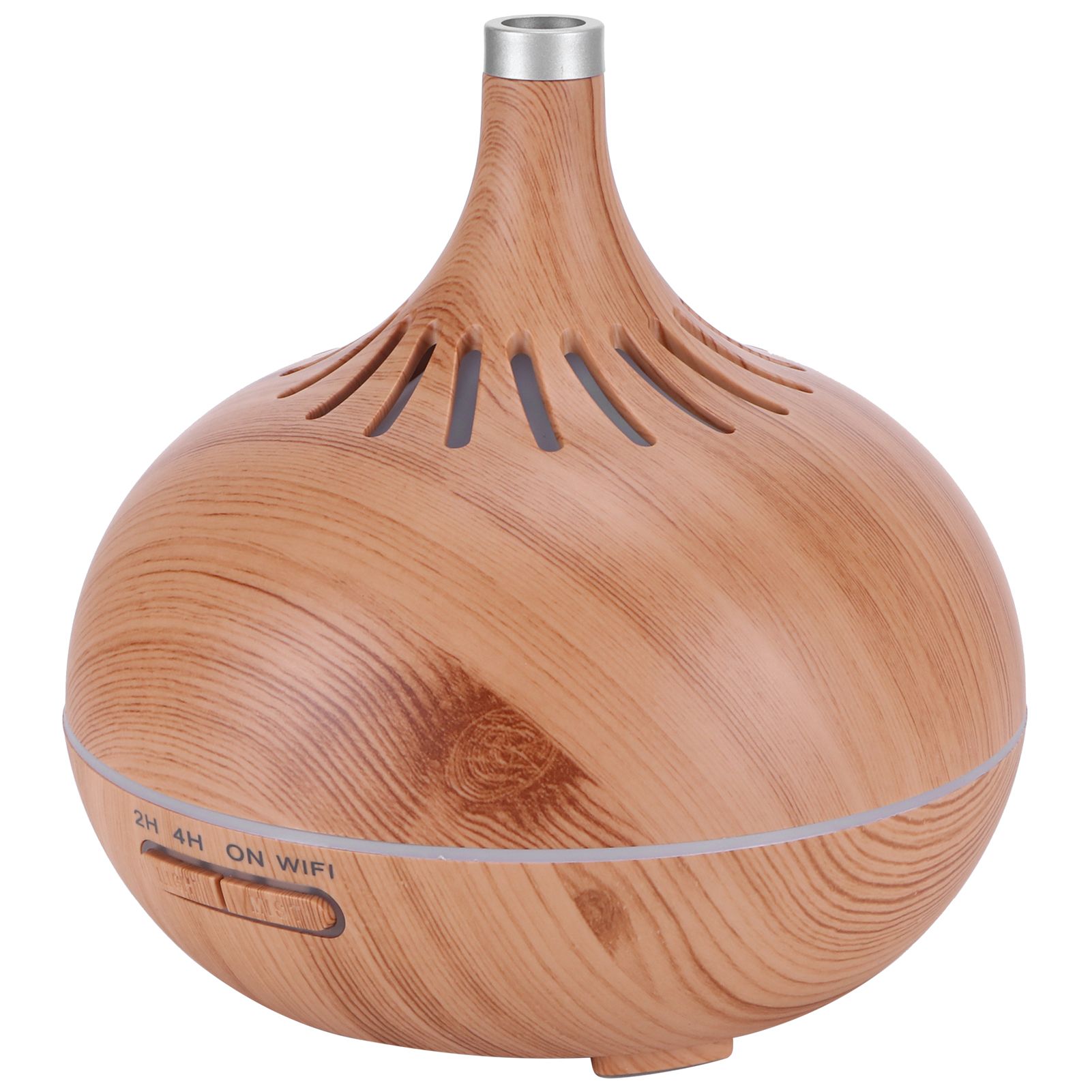 400ml Aroma Diffuser WIFI Control Wood Grain Aromatherapy Humidifier Colorful view 3