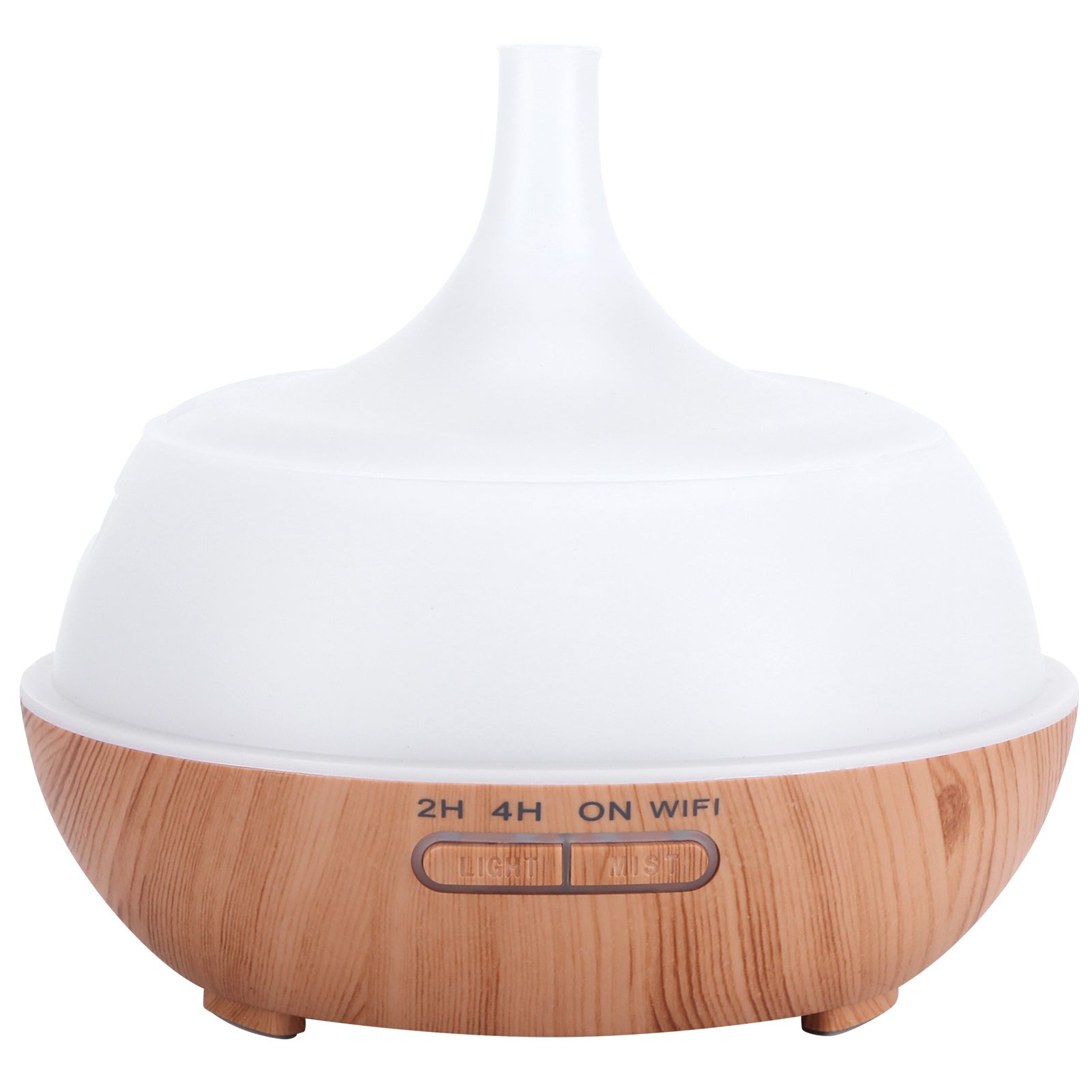 400ml Aroma Diffuser WIFI Control Wood Grain Aromatherapy Humidifier Colorful view 4