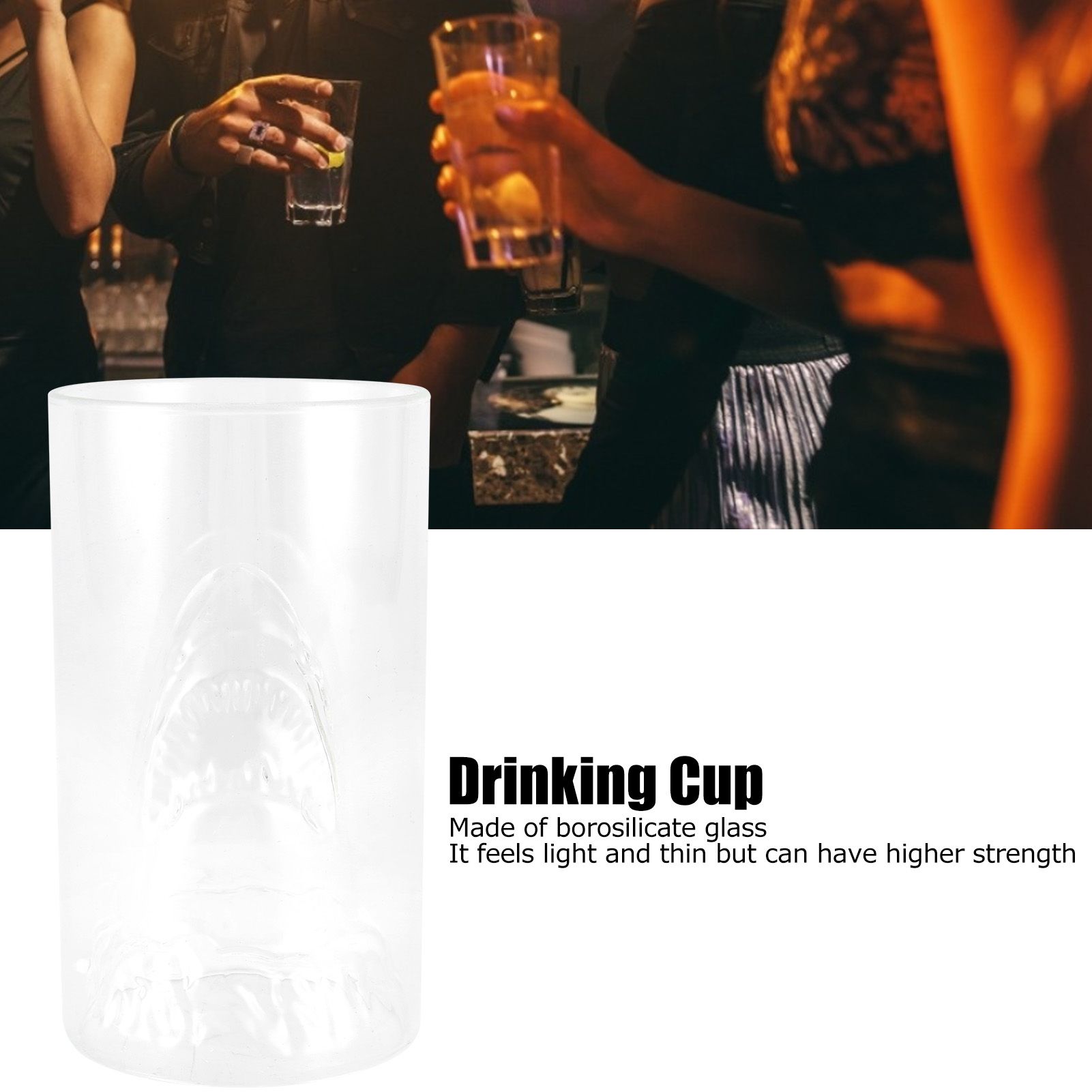 350ml DoubleWall Cup High Borosilicate Glass HeatResistant Cup Beer Mug Glass view 12