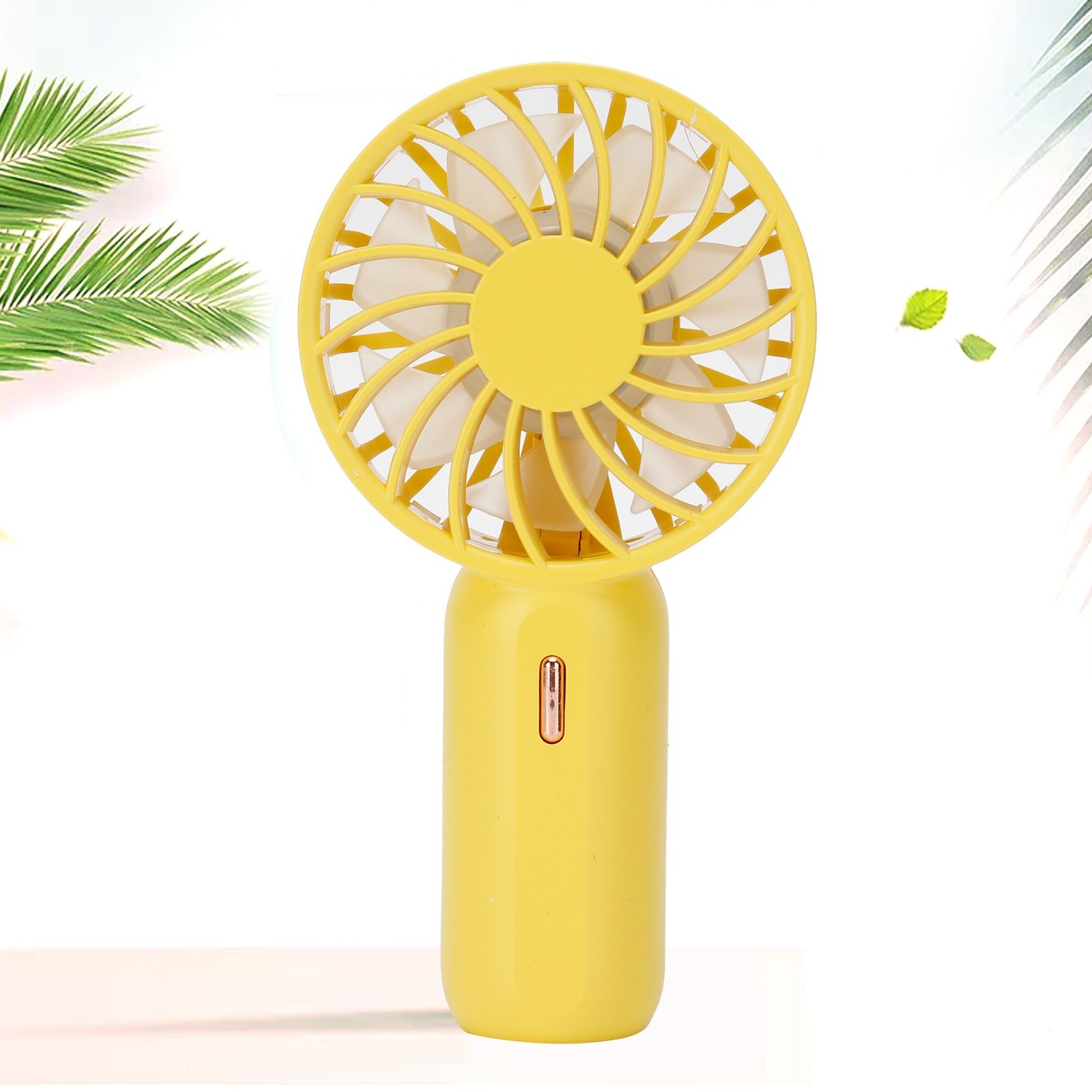 Mini Handheld Electric Fan with Adjustable Wind Speed Portable USB Fan for view 9