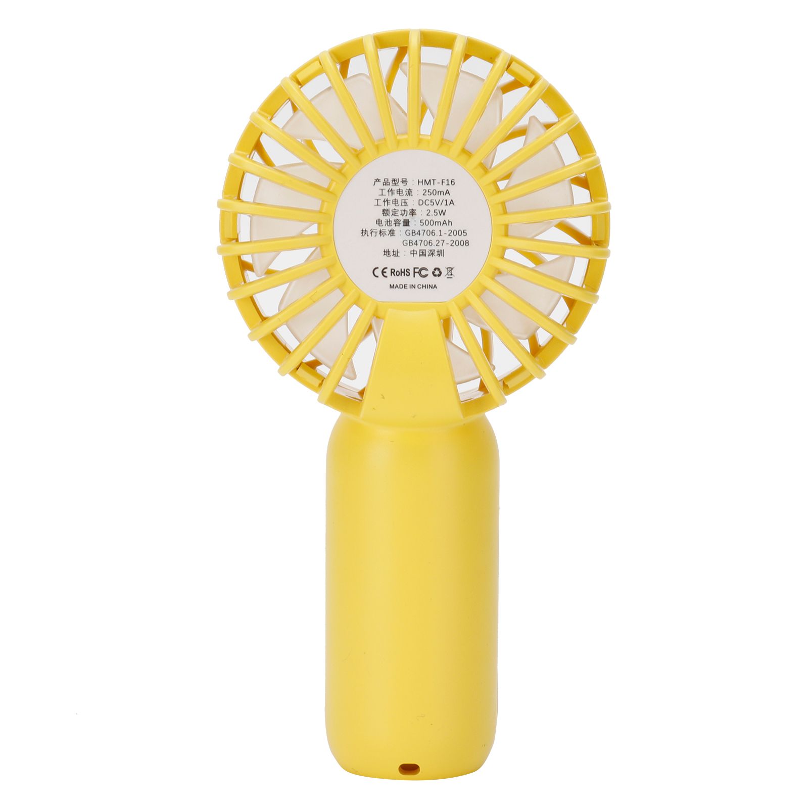Mini Handheld Electric Fan with Adjustable Wind Speed Portable USB Fan for view 12