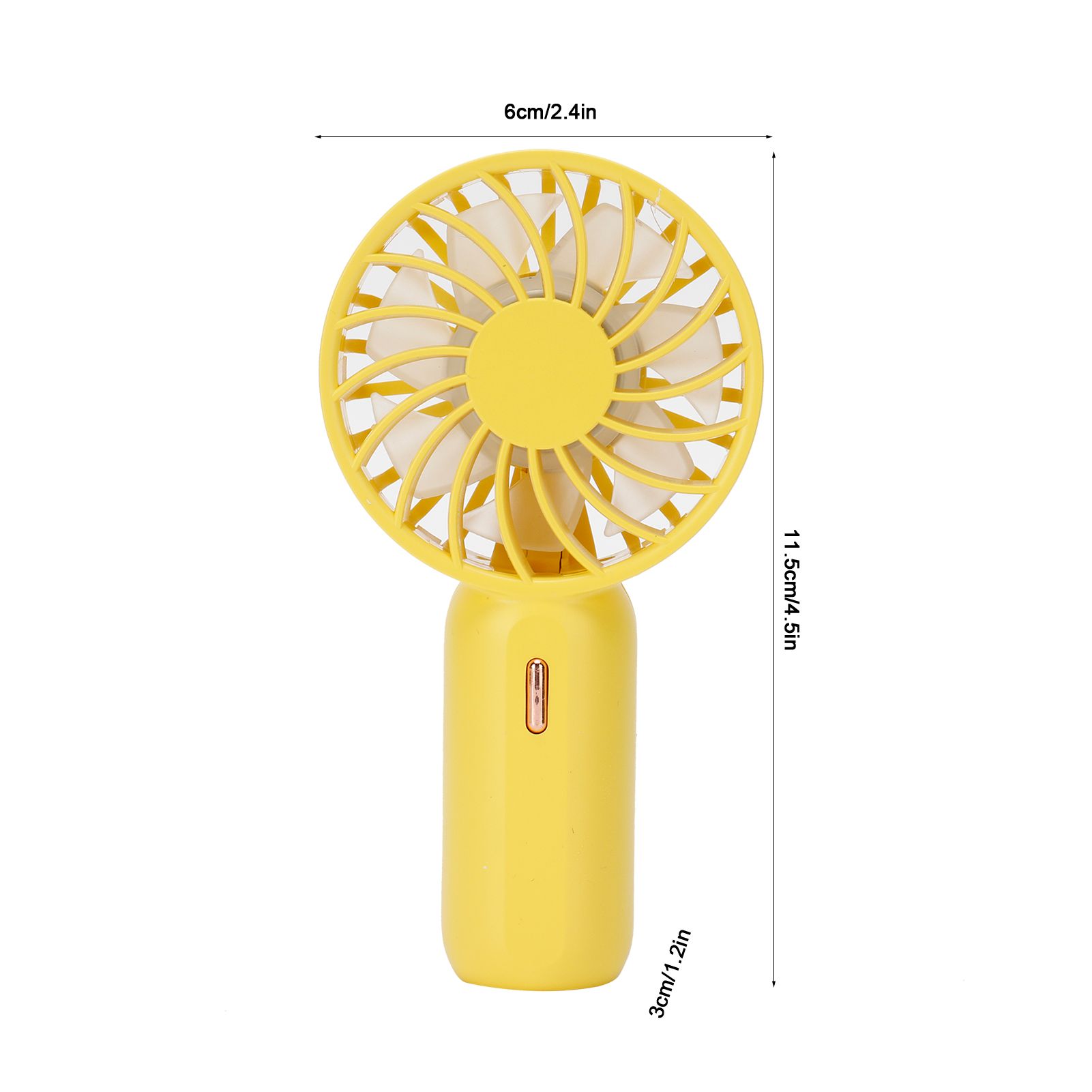 Mini Handheld Electric Fan with Adjustable Wind Speed Portable USB Fan for view 13