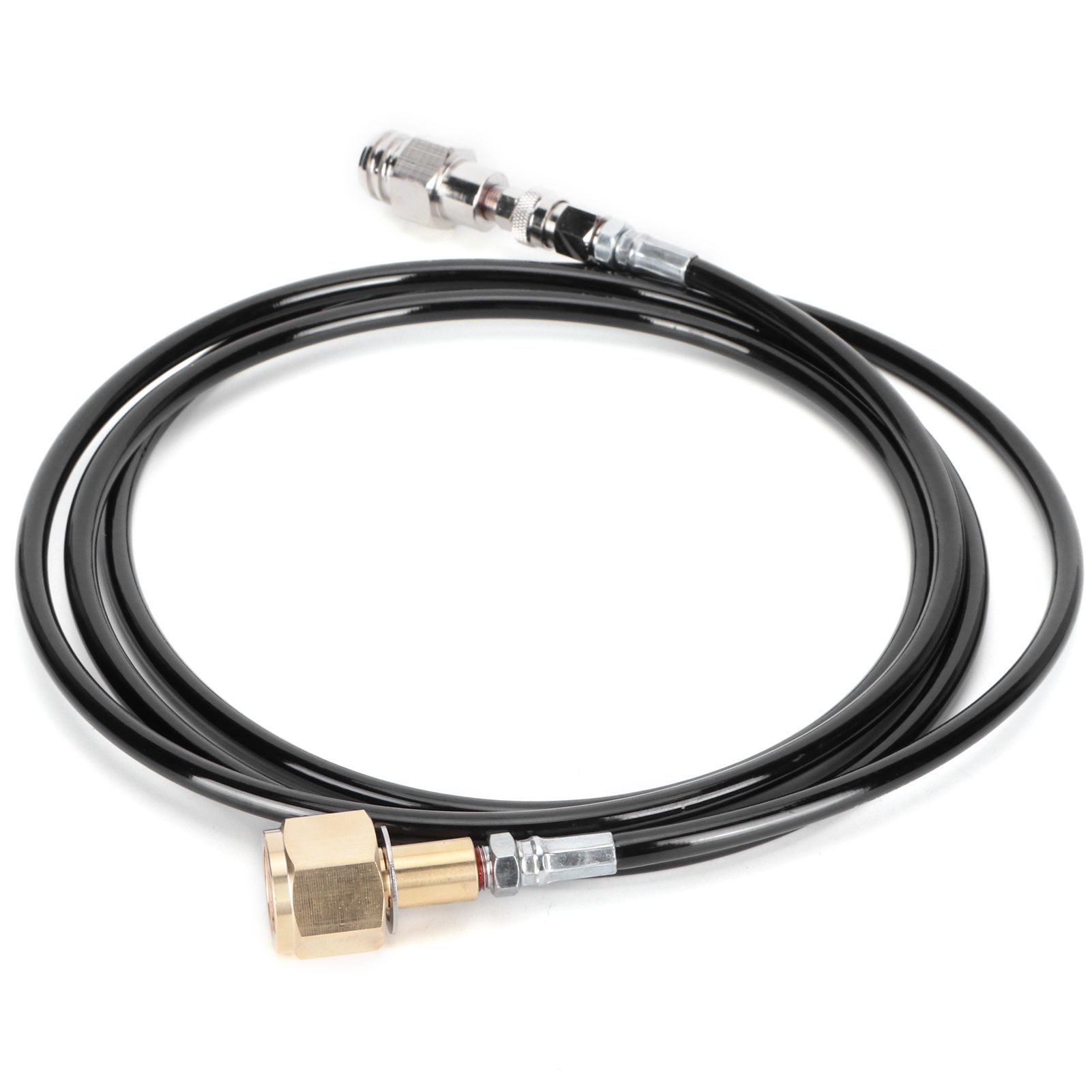 100in CGA320 CO2 Cylinder Refilling Soda Adapter Hose Kit Soda Accessories Black view 4