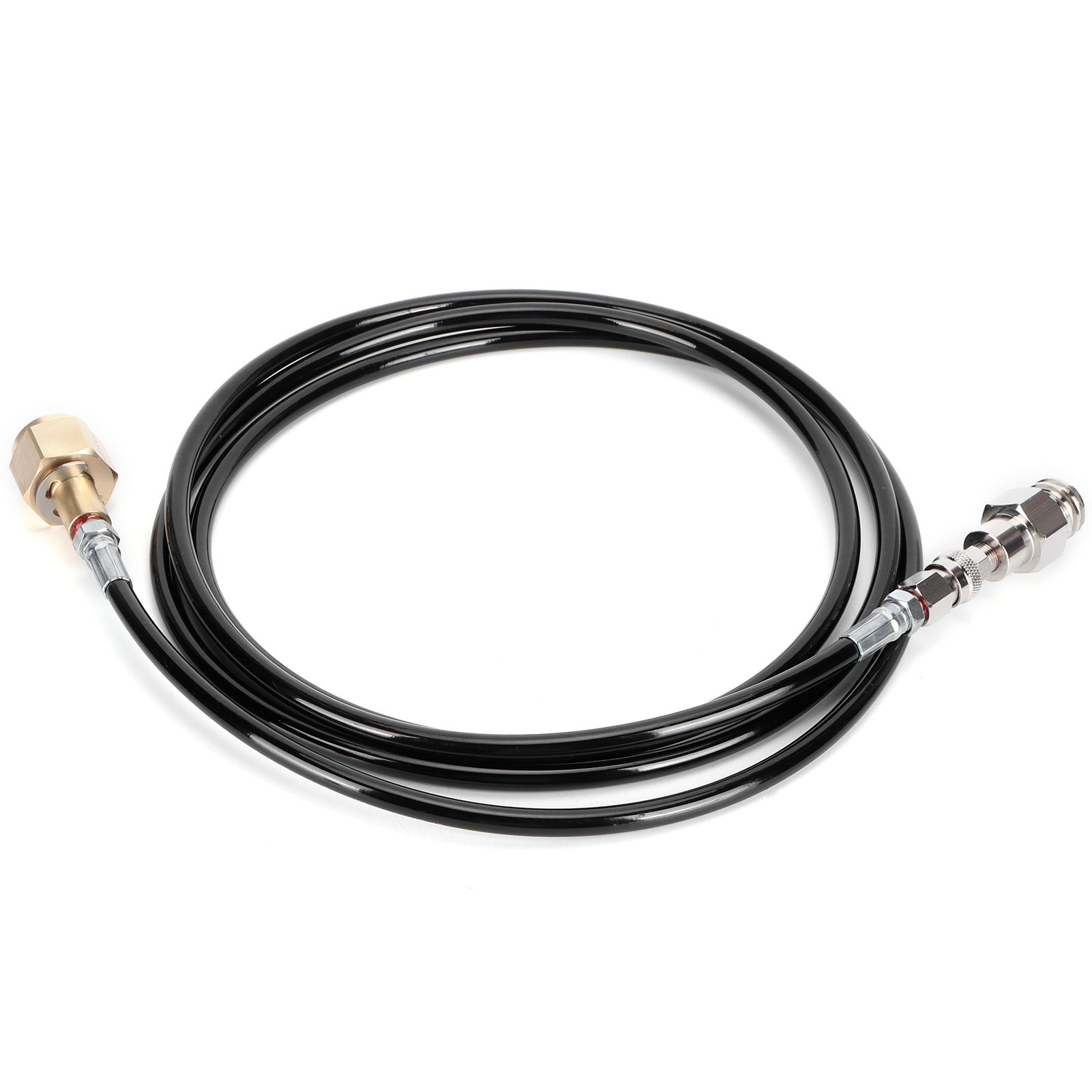 100in CGA320 CO2 Cylinder Refilling Soda Adapter Hose Kit Soda Accessories Black view 5