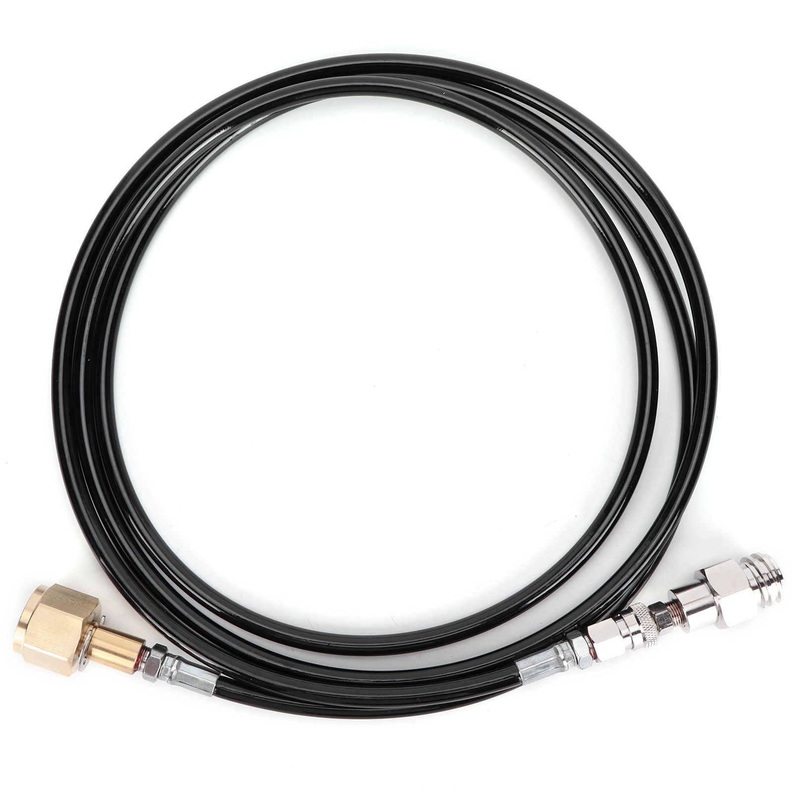 100in CGA320 CO2 Cylinder Refilling Soda Adapter Hose Kit Soda Accessories Black view 8