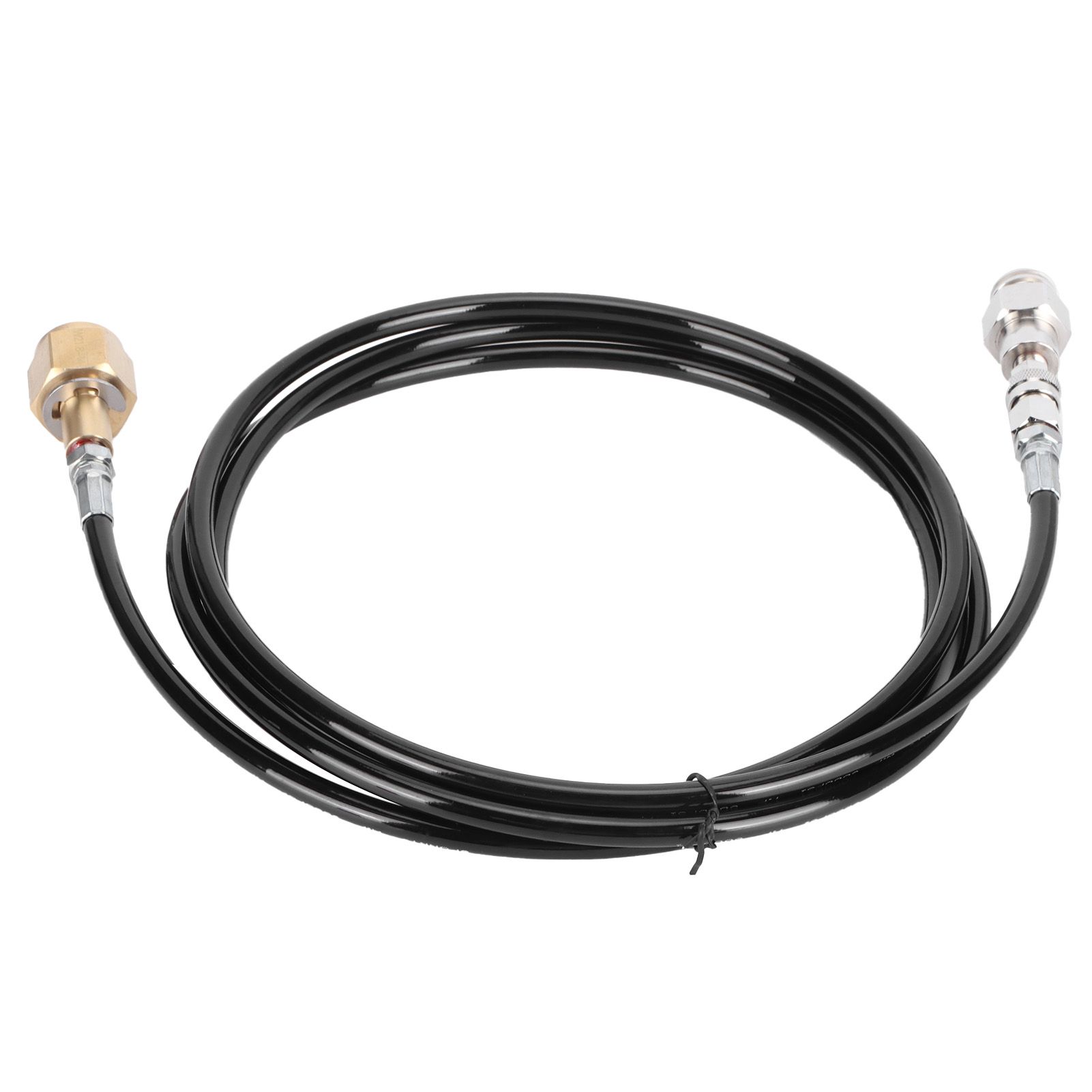 W21.8-14 Soda Hose Adapter Kit CO2 Cylinder Refilling Tube Accessories 100in Black view 3