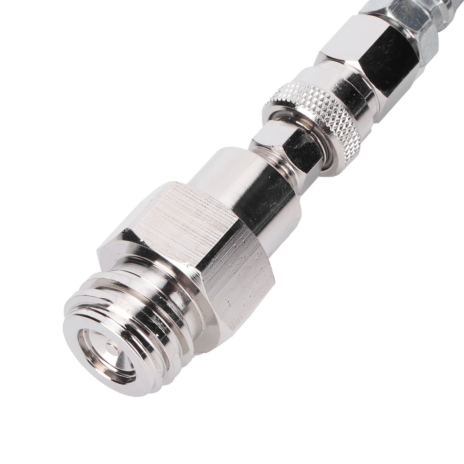 W21.8-14 Soda Hose Adapter Kit CO2 Cylinder Refilling Tube Accessories 100in Black view 11