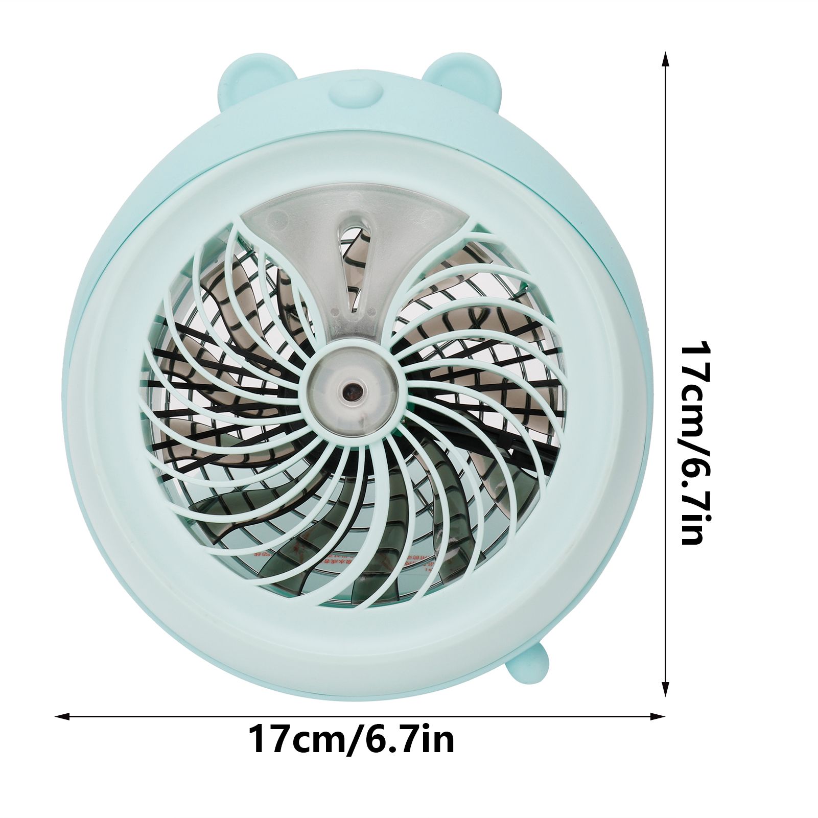 Cute Desktop Mini Fan Portable Humidifying Mist Spray Fan for Home Office view 14