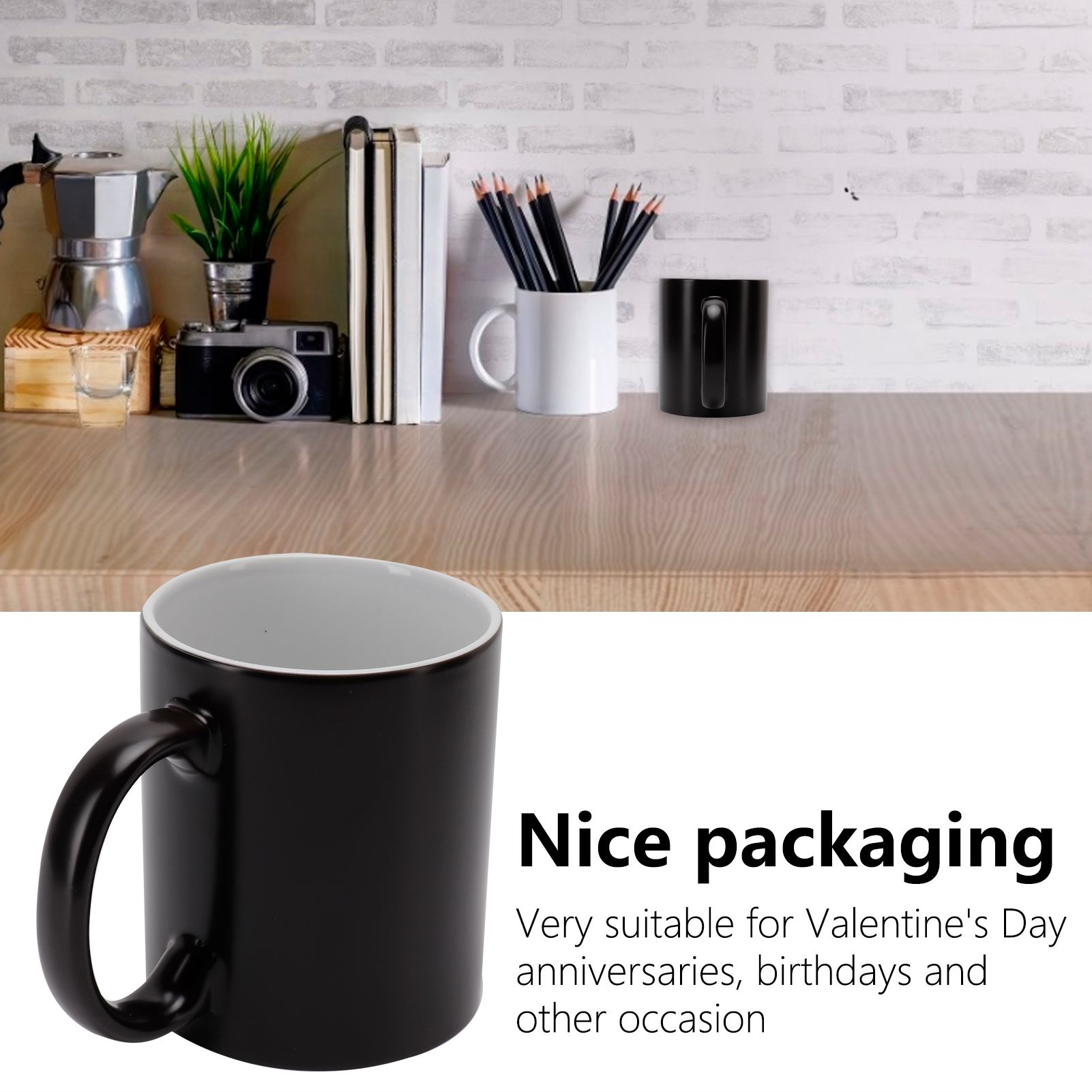 350ml Water Cup Modern Ceramic Mug Drinkware Birthday Souvenirs Gift for Home view 15