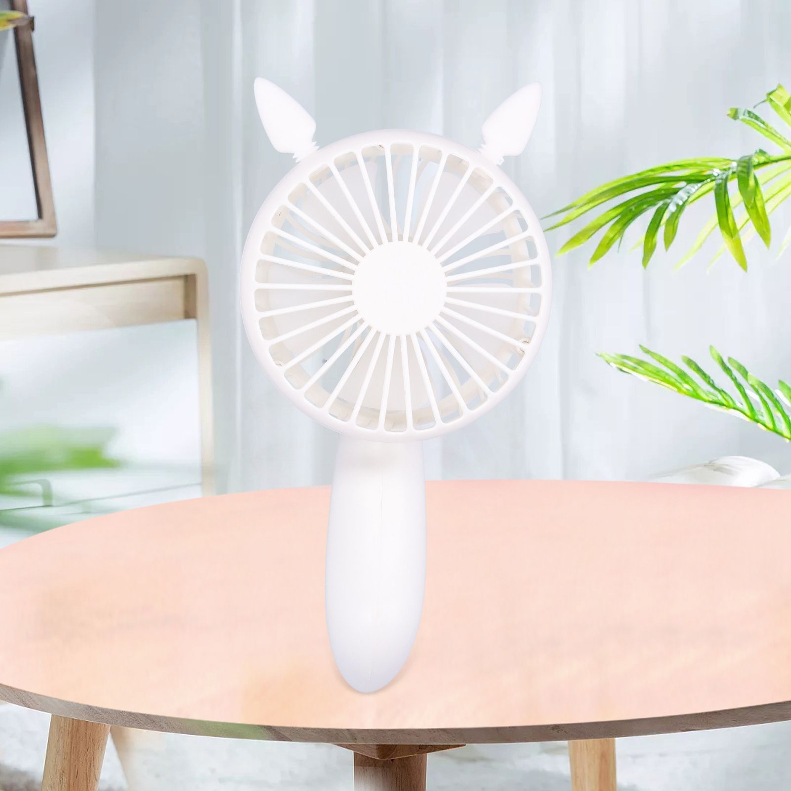 Portable Fan 180 Degrees Rotation Desktop USB Rechargeable Electric Mini view 10