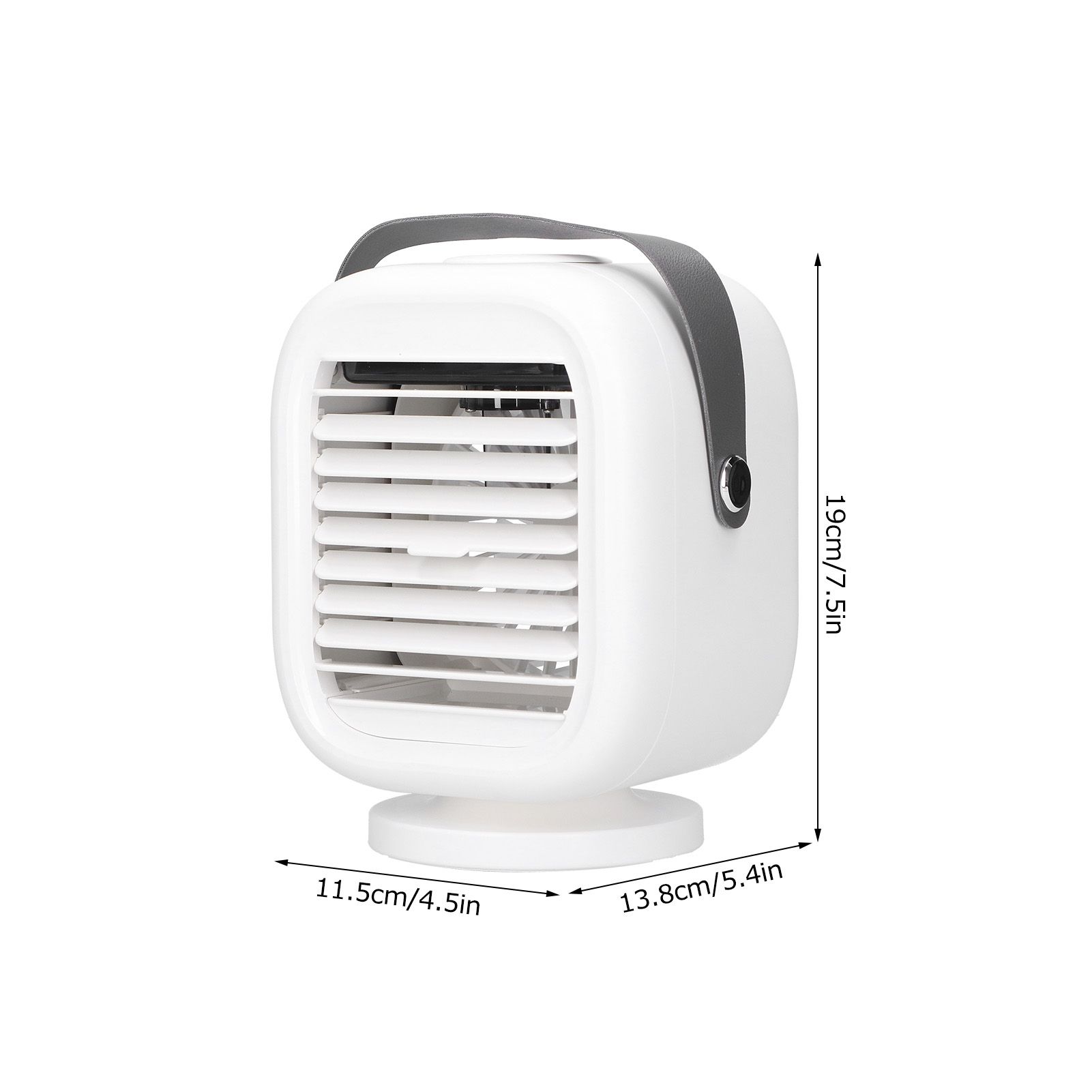 190ml Humidification Air Cooler USB Charging 120° Shaking Head Cooling Fan for view 11