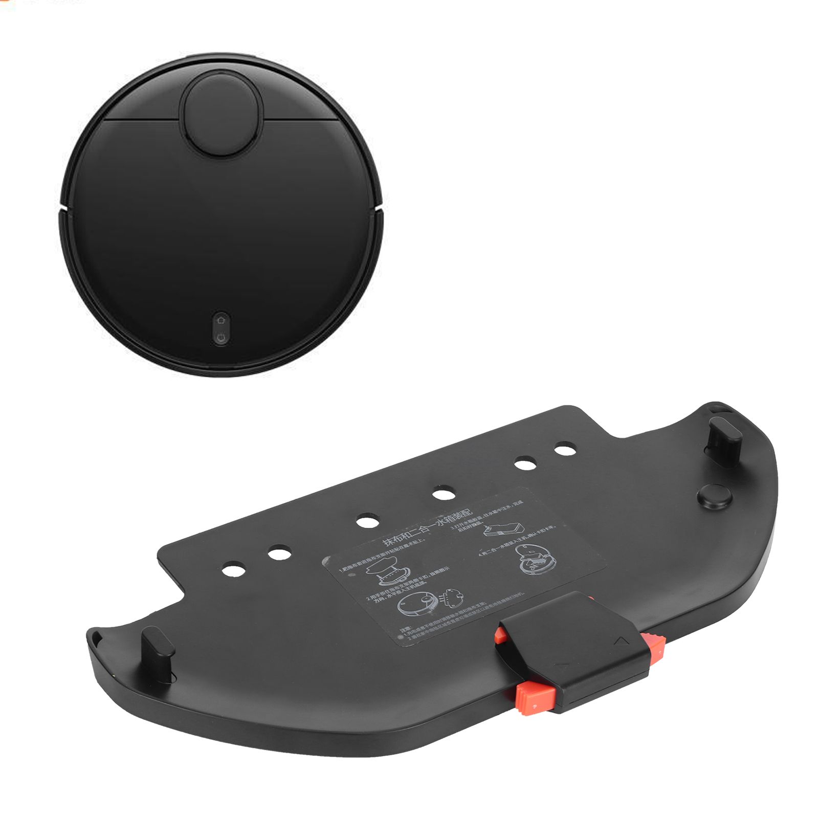 Sweeping Robot Mop Board Bracket Hanger Fit for Mijia STYTJ02YM / MVVC01-JG Black view 9