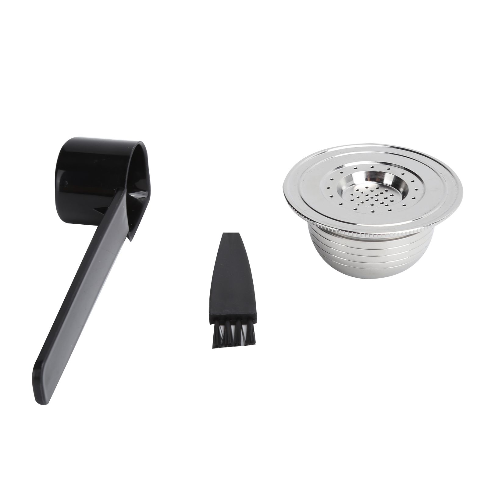 Coffee Capsule Kit with Spoon Brush Gaskets Reusable Coffee Filter Cup Fit for view 2