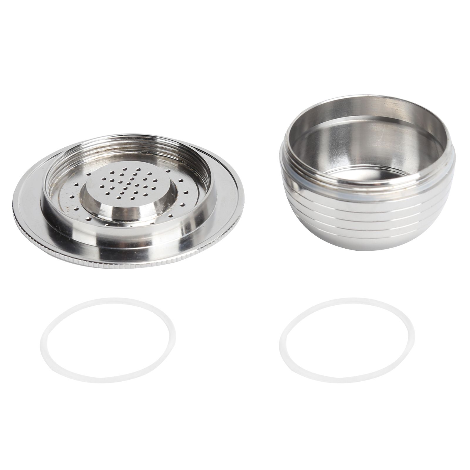 Coffee Capsule Kit with Spoon Brush Gaskets Reusable Coffee Filter Cup Fit for view 3
