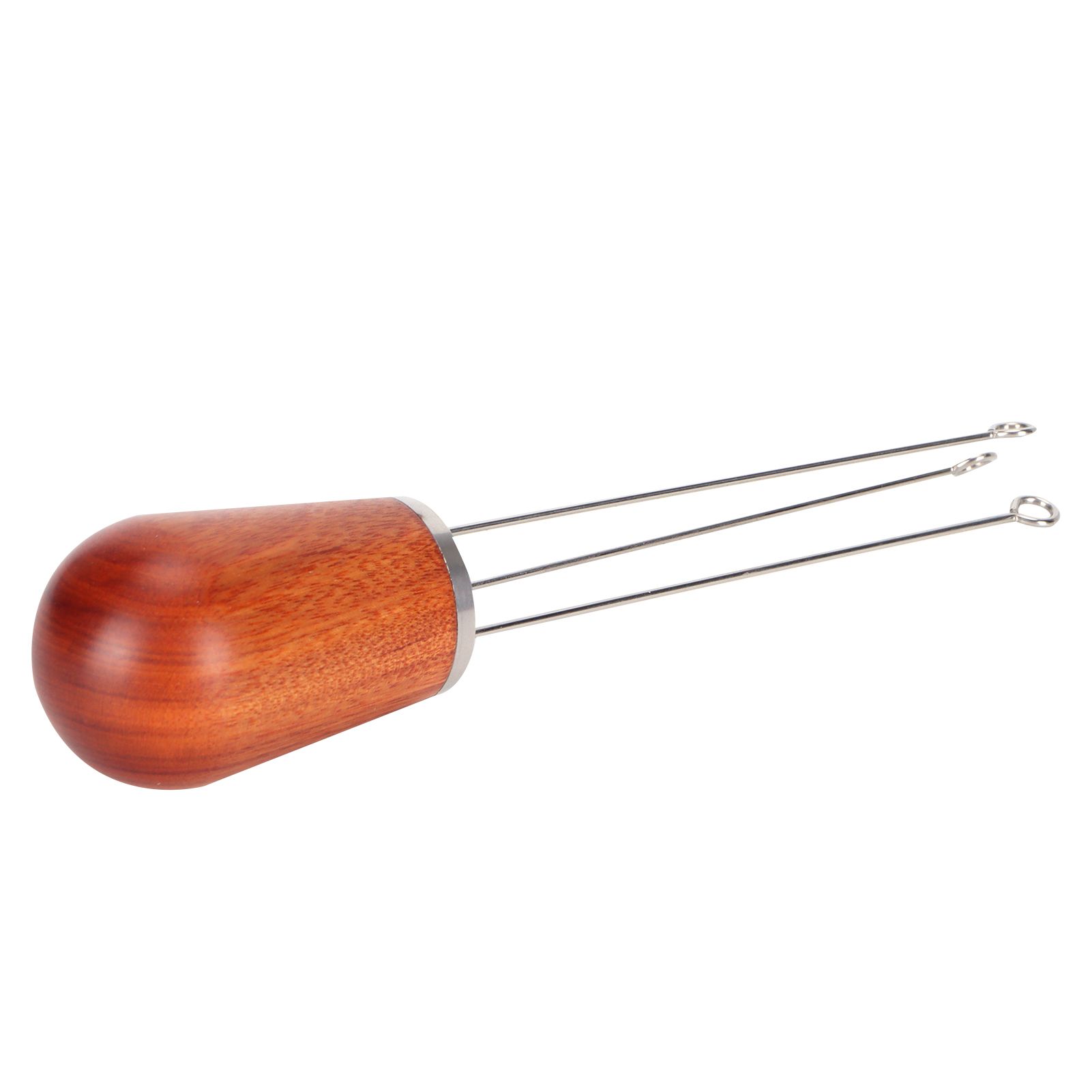 Stainless Steel Needle Type Coffee Powder Distributor Wood Handle Coffee view 6