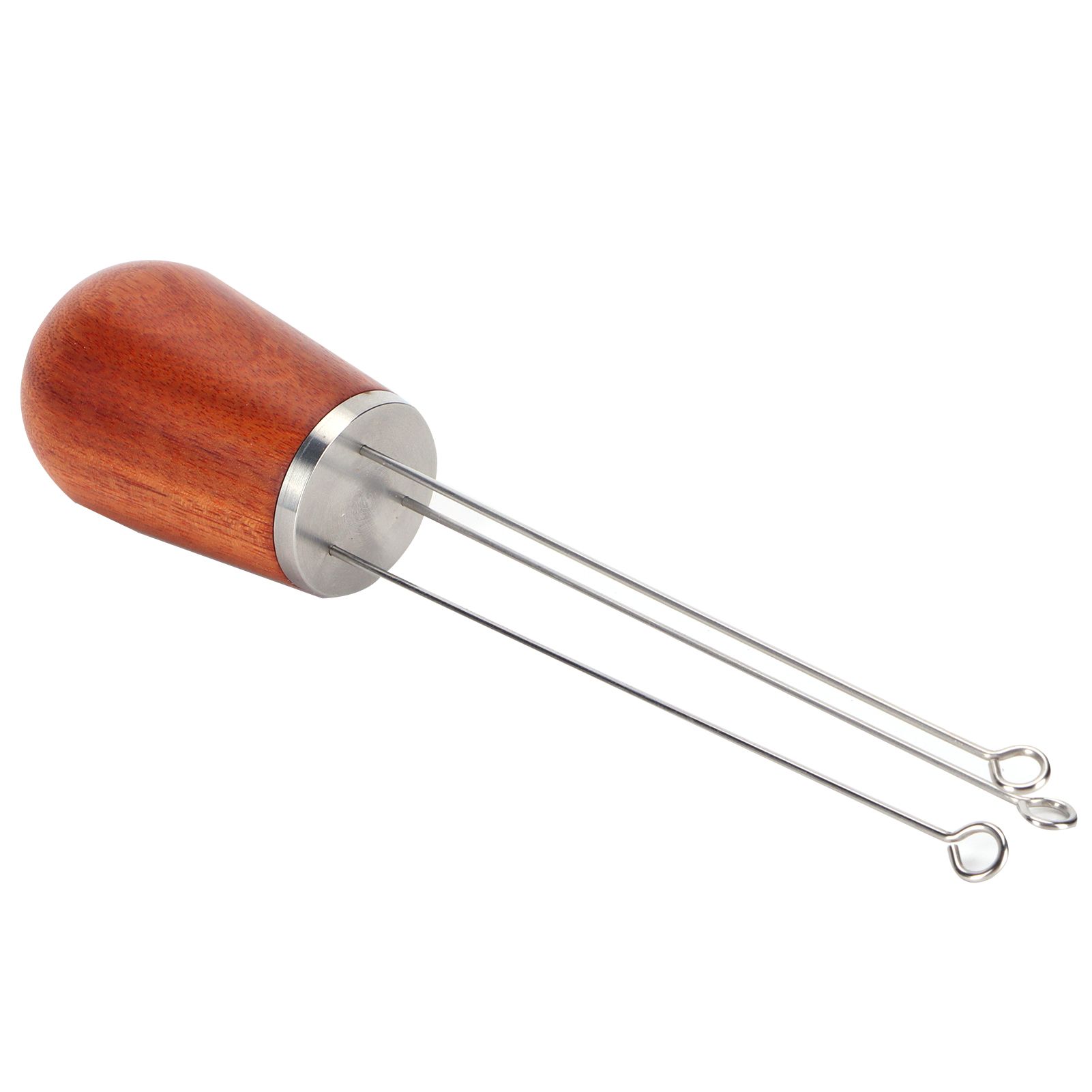 Stainless Steel Needle Type Coffee Powder Distributor Wood Handle Coffee view 7