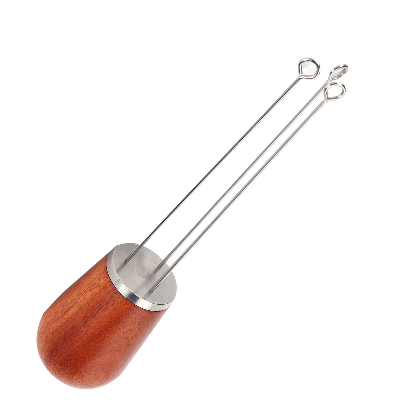 Stainless Steel Needle Type Coffee Powder Distributor Wood Handle Coffee view 10
