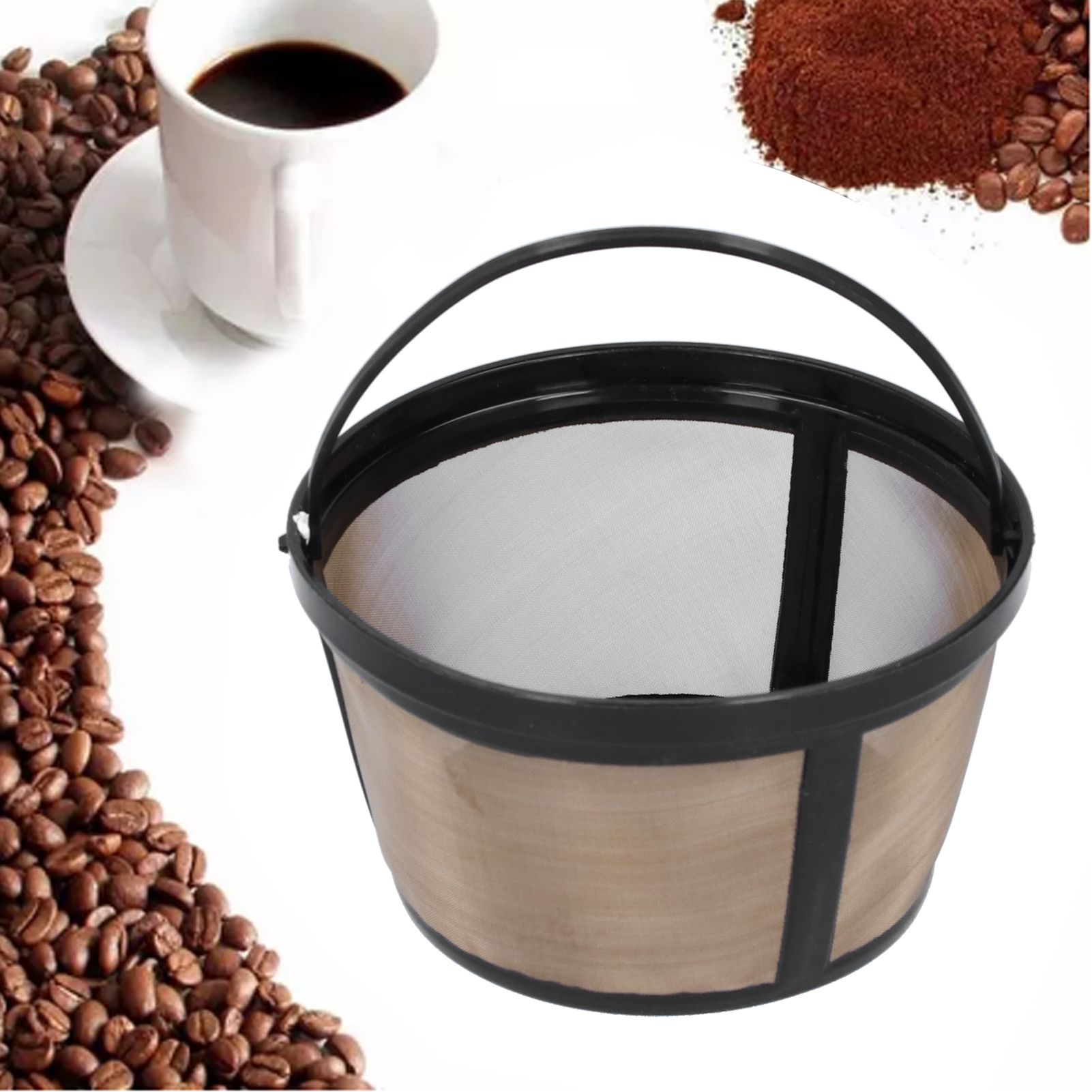 Reusable Coffee Filter Stainless Steel Coffee Machine Filter Fit for Mr. view 12