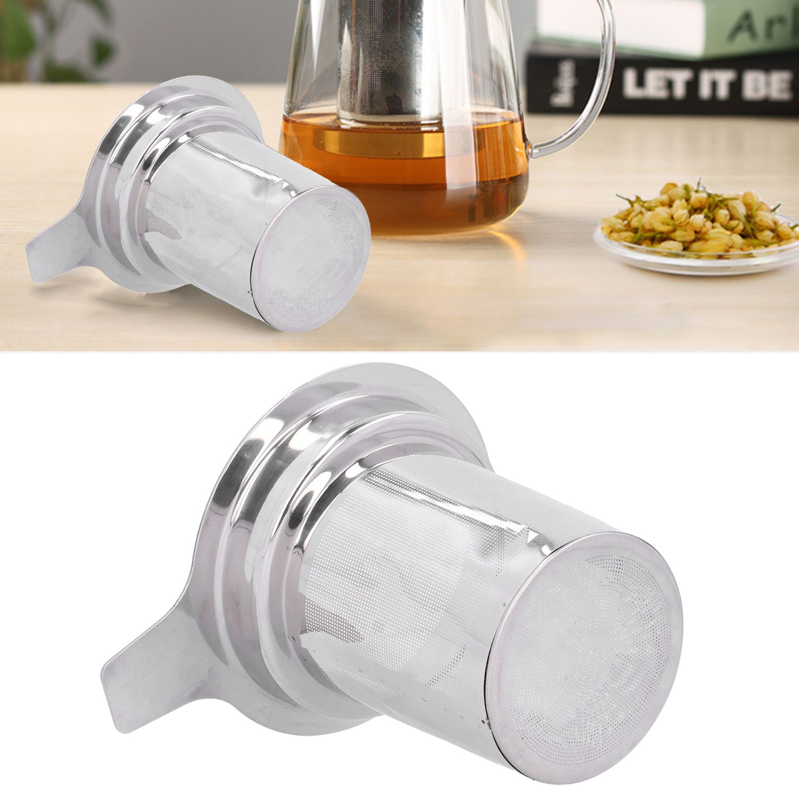 Stainless Steel Tea Filter Infuser Basket Loose Leaf Fine Mesh Tea Strainer view 12