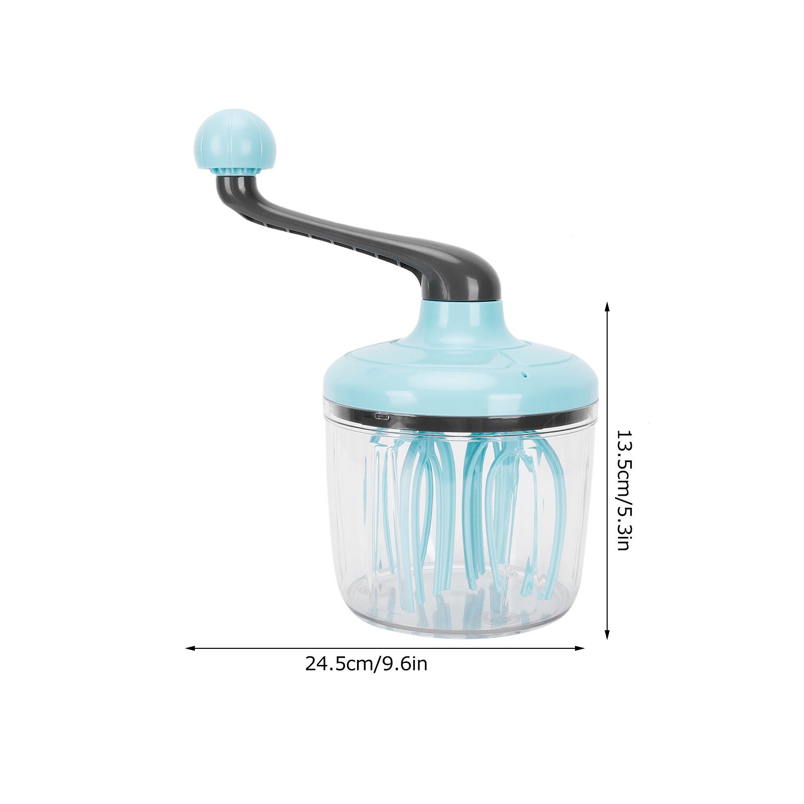 Cream Mixer Whisk Semi Automatic Manual Egg Milk Foam Frother Home Kitchen view 15