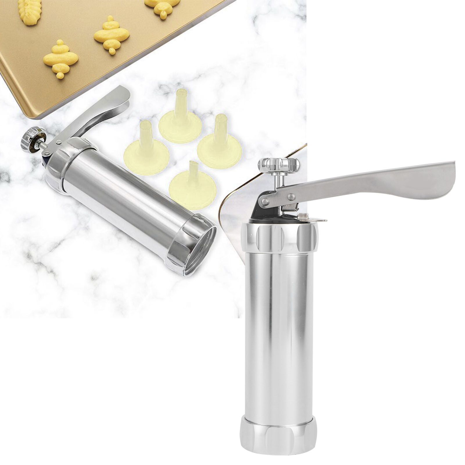 DIY Cookies Maker Aluminum Alloy Biscuits Press Machine Bakeware Kitchen view 11