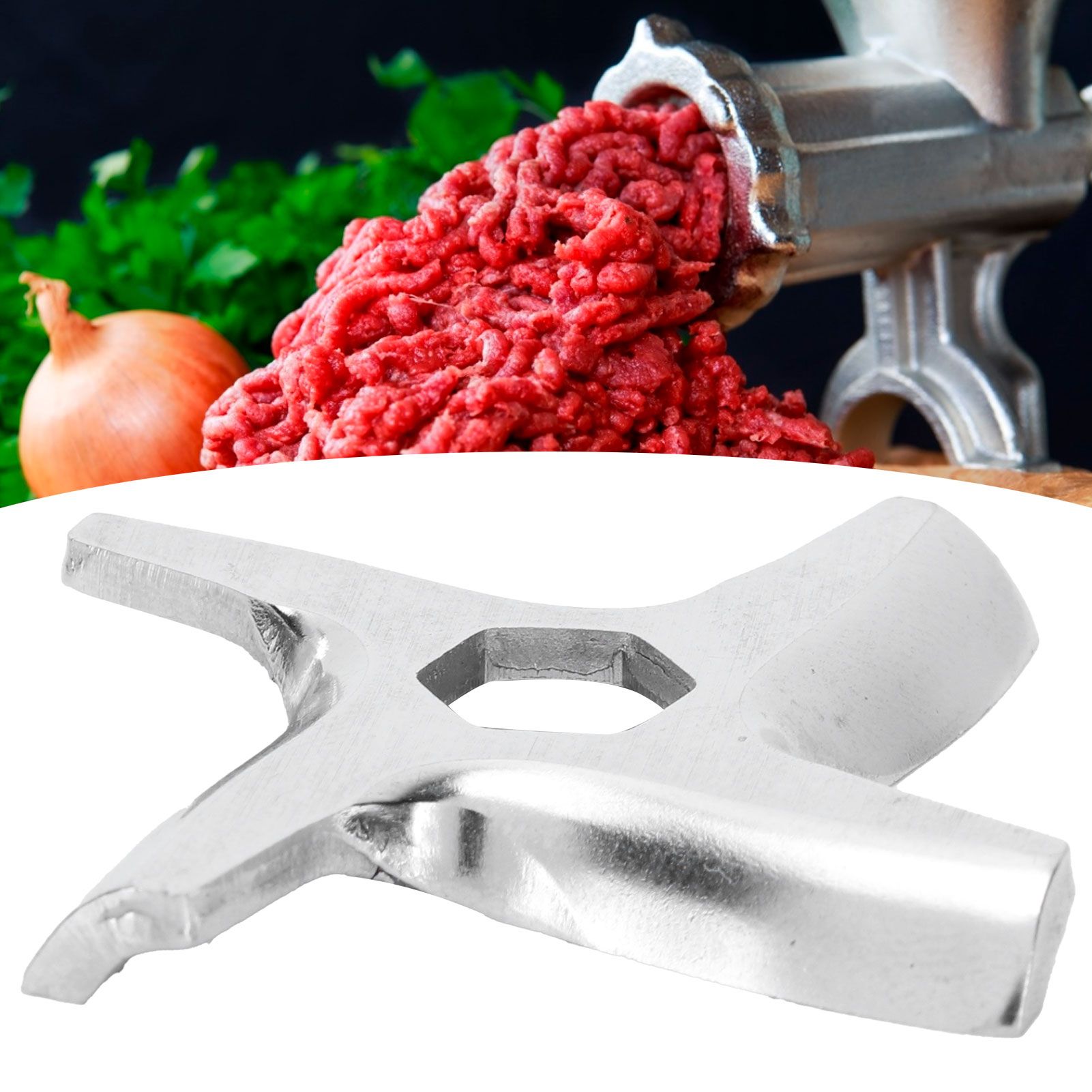 Food Grinding Blade Cross Shaped Grinder Plate Disc Electric Meat Grinder view 12