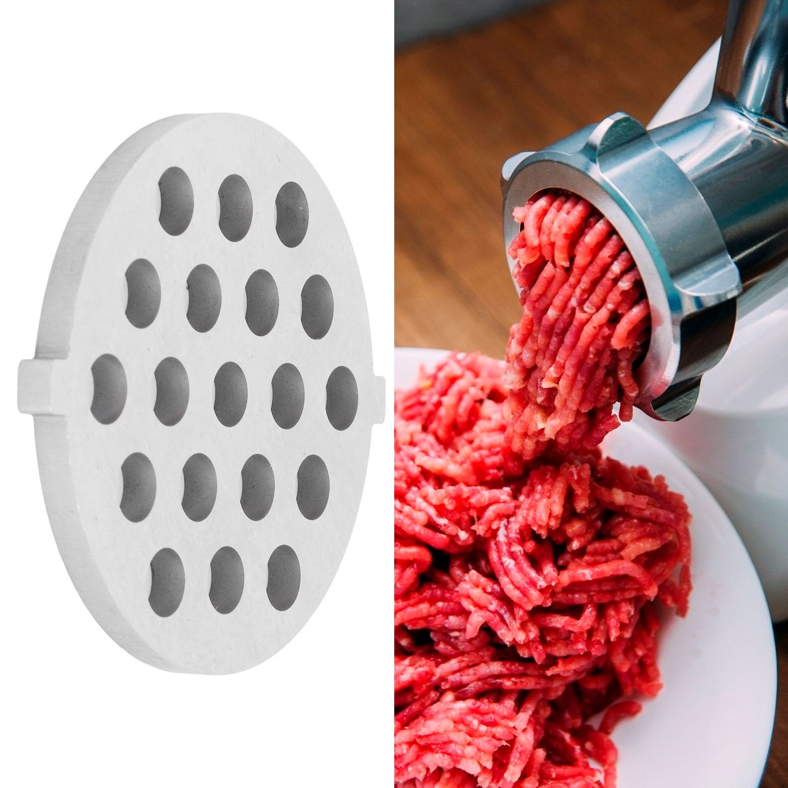 Meat Grinder Plate Disc Stainless Steel Grinding Blade Meat Mincer Accessory 8mm view 11