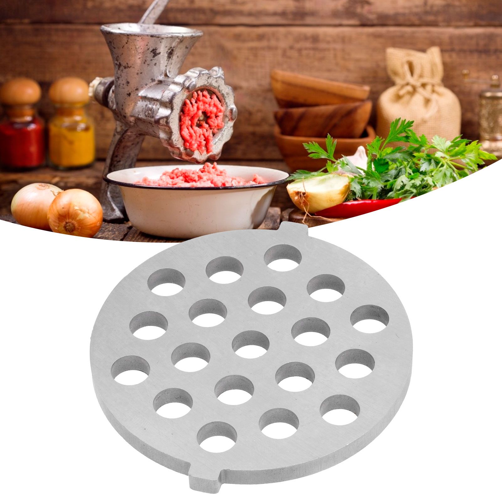 Meat Grinder Plate Disc Stainless Steel Grinding Blade Meat Mincer Accessory 8mm view 12