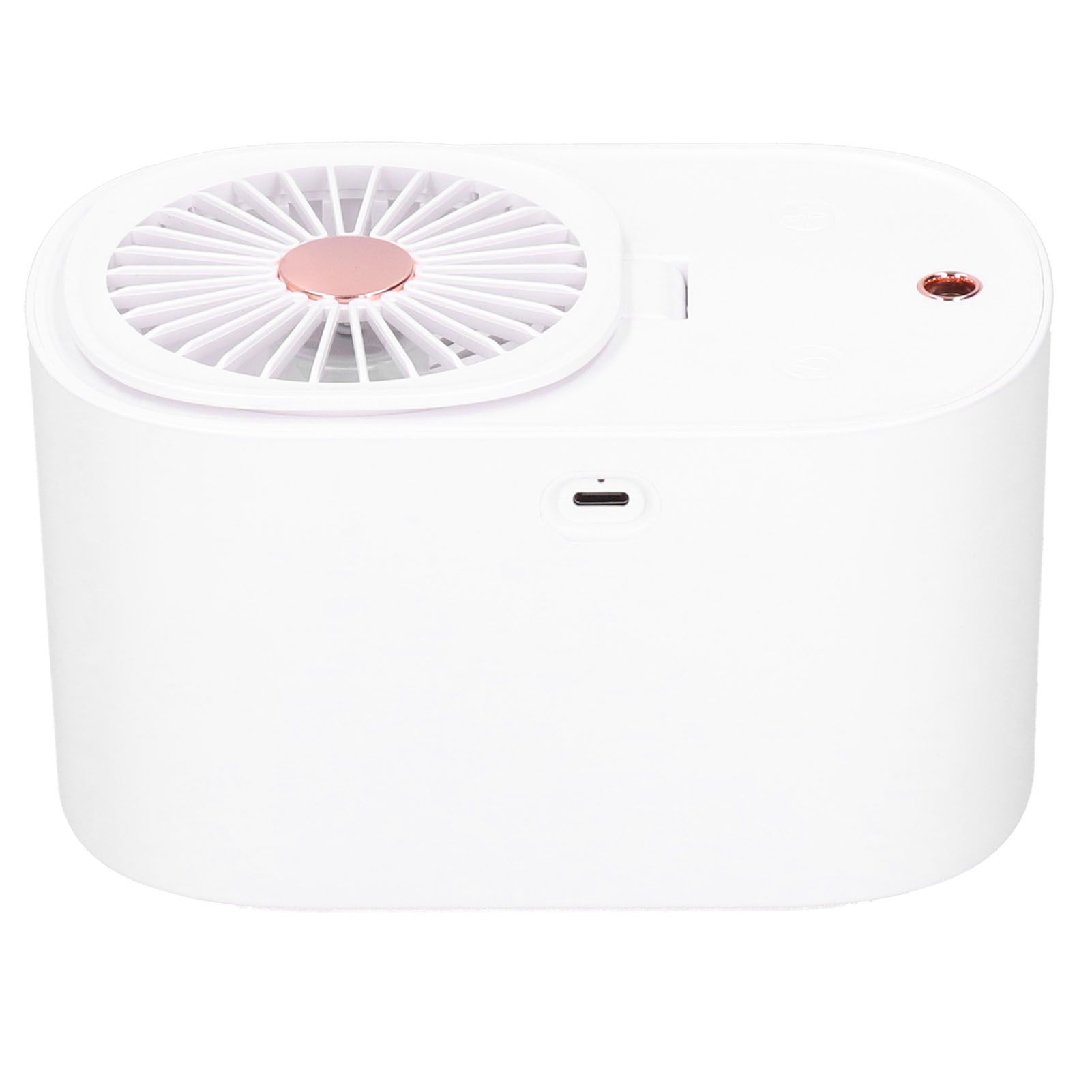 90 Degree Folding Electric Fan 2 in1 Portable Humidifying Electric Fan for view 2