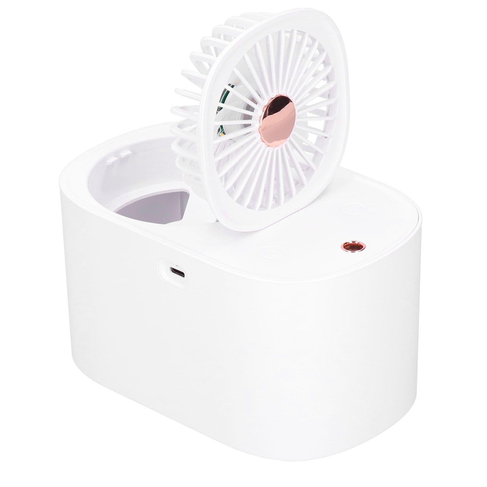 90 Degree Folding Electric Fan 2 in1 Portable Humidifying Electric Fan for view 6