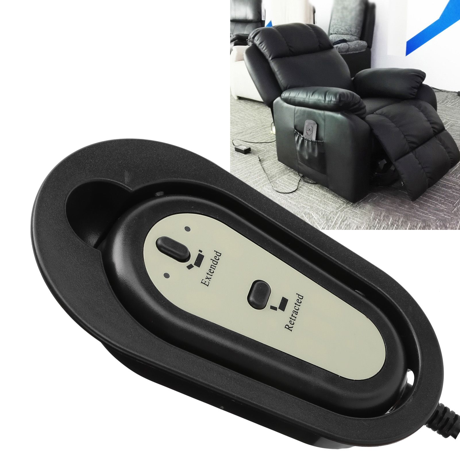 Electric Recliner Controller Sofa Lift 2 Button Hand Switch Controller 5 Pin view 11
