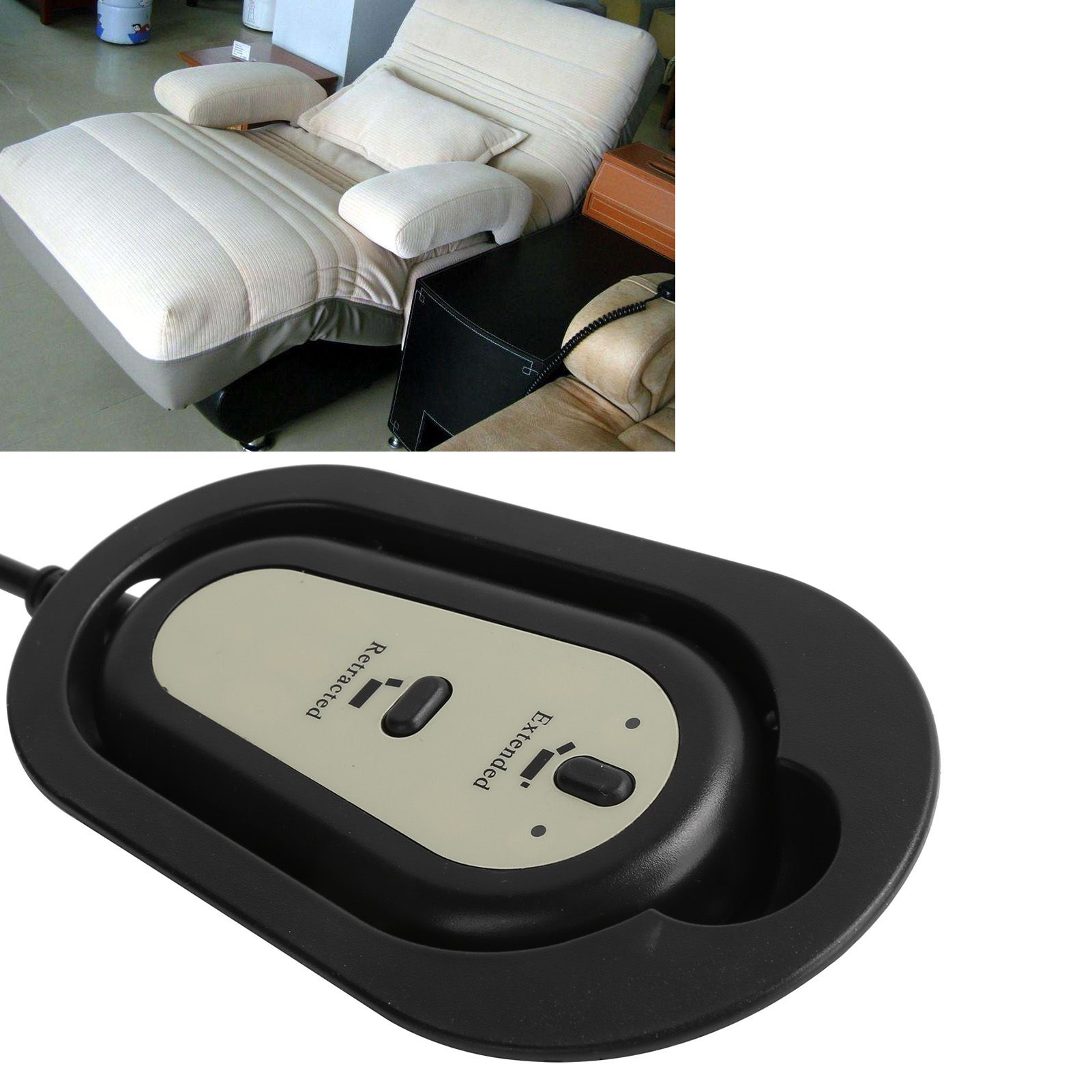 Electric Recliner Controller Sofa Lift 2 Button Hand Switch Controller 5 Pin view 15