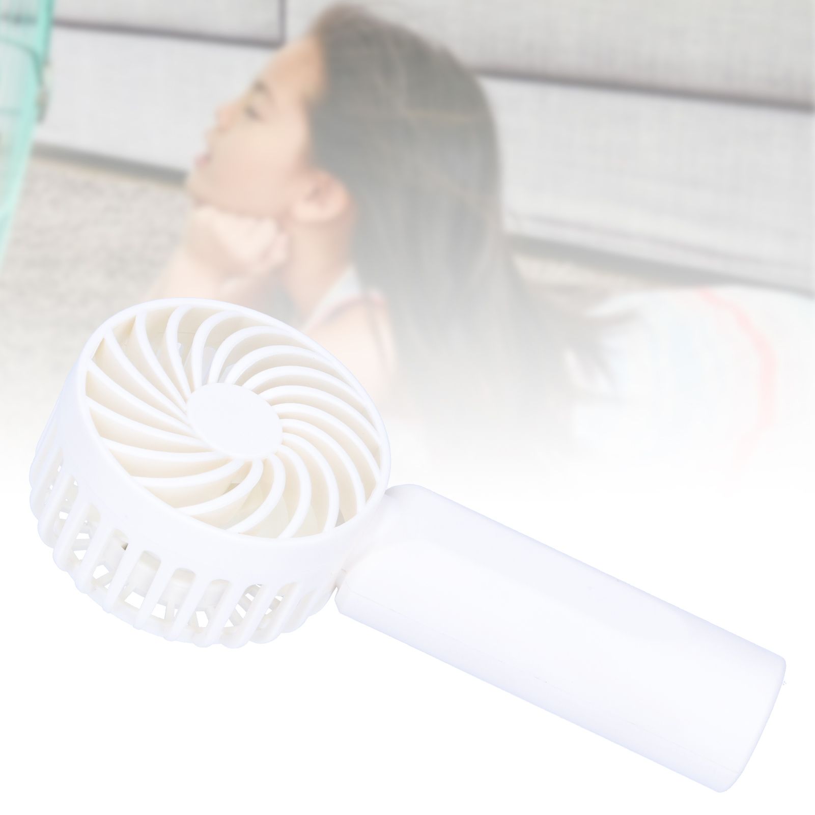 3‑Gear Adjustable Fan Portable Handheld Mobile Phone Holder Electric Fan for view 11