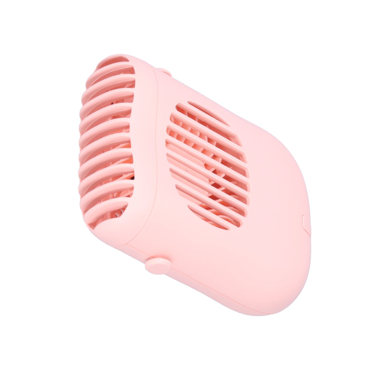 Hand-Held Mini Fan USB Charging Waist Hanging Fan for Home Office Traveling Pink view 4