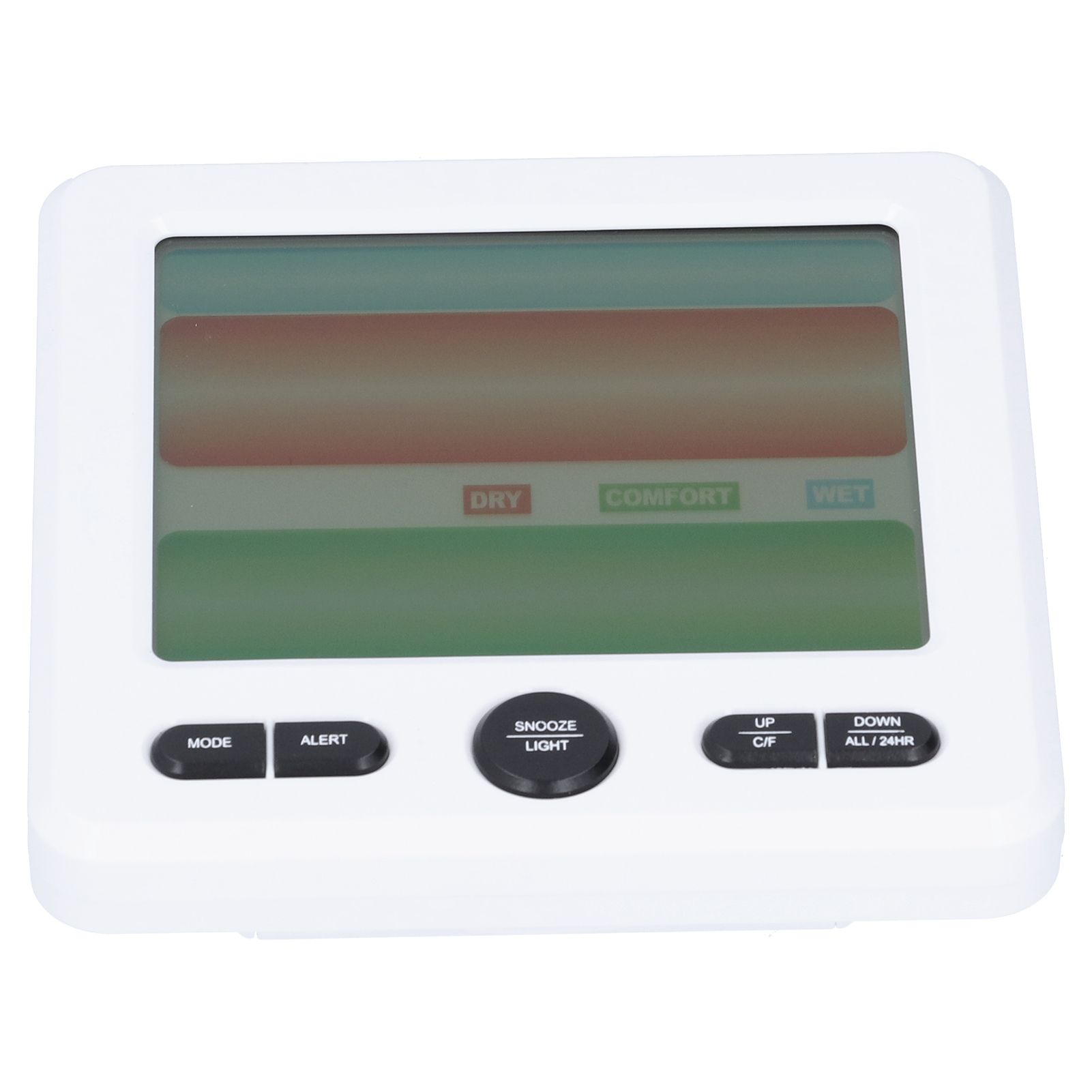 LCD Electronic Alarm Clock Temperature Humidity Monitoring Alarm for Indoor view 3
